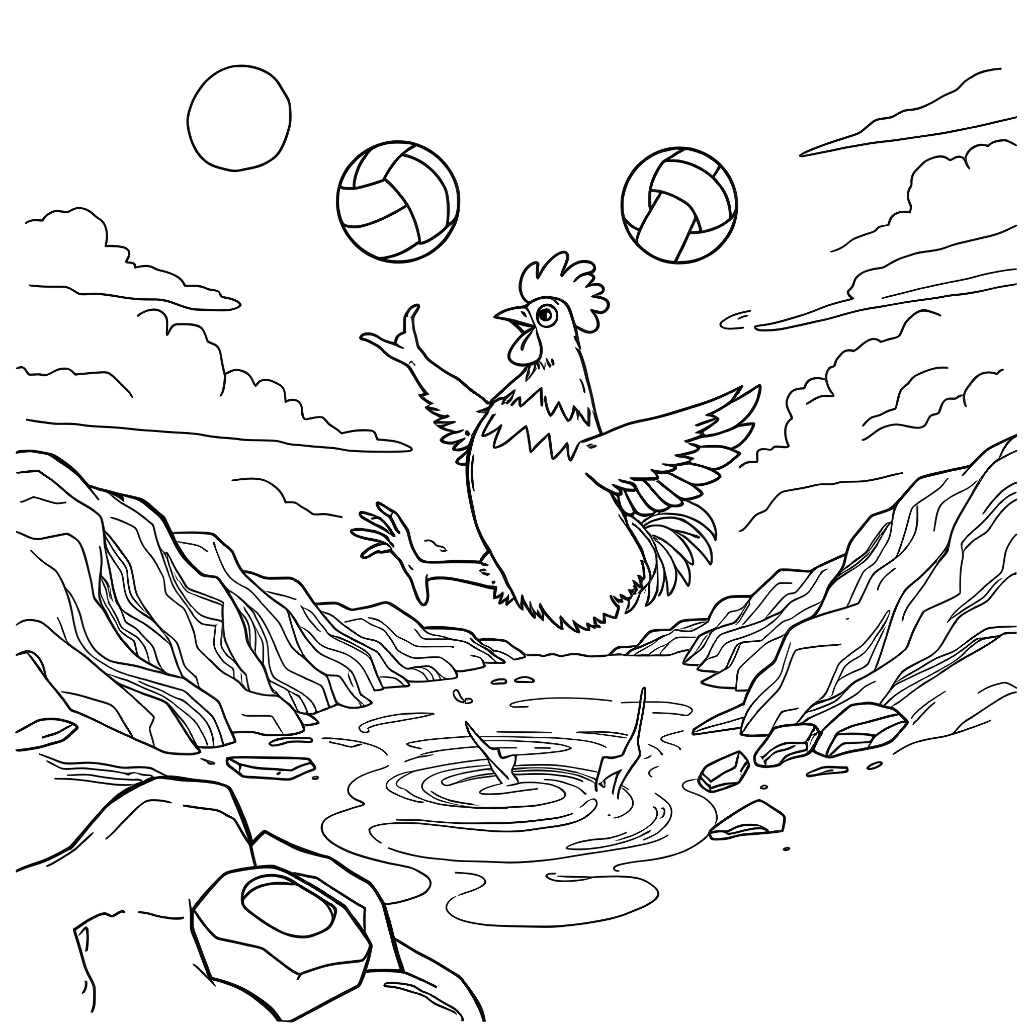 7 Best Lava Chicken Coloring Pages (Free Printable PDFs)