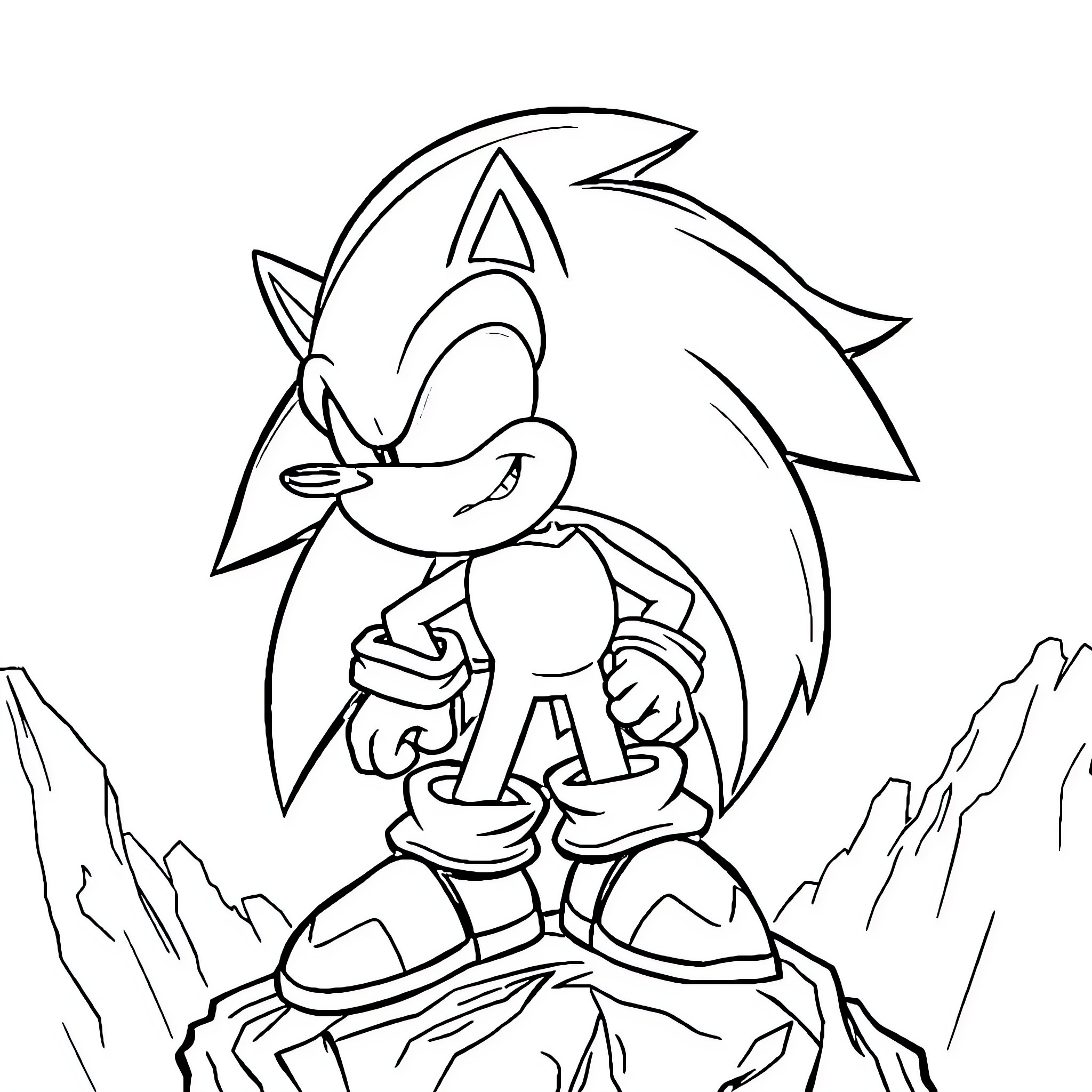 Scourge of the Mountainous Terrain Coloring Page (free black-and-white line drawing printable PDF for all, from beginners to advanced learners, including children, teens, adults, and seniors)