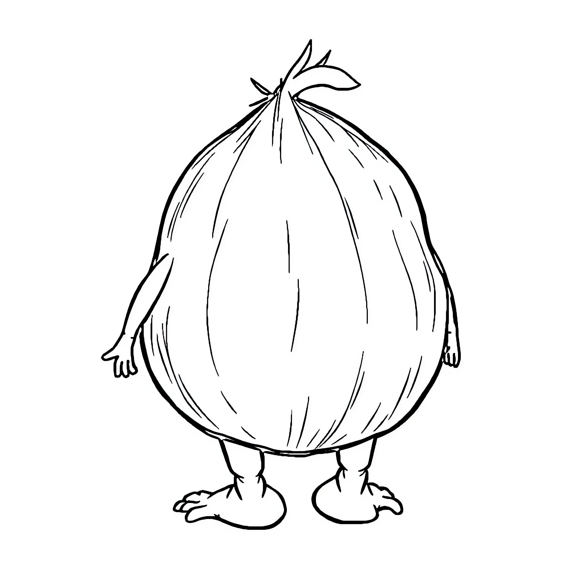 Inanimate Object with Whimsical Appearance Coloring Page (free black-and-white line drawing printable PDF for all, from beginners to advanced learners, including children, teens, adults, and seniors)