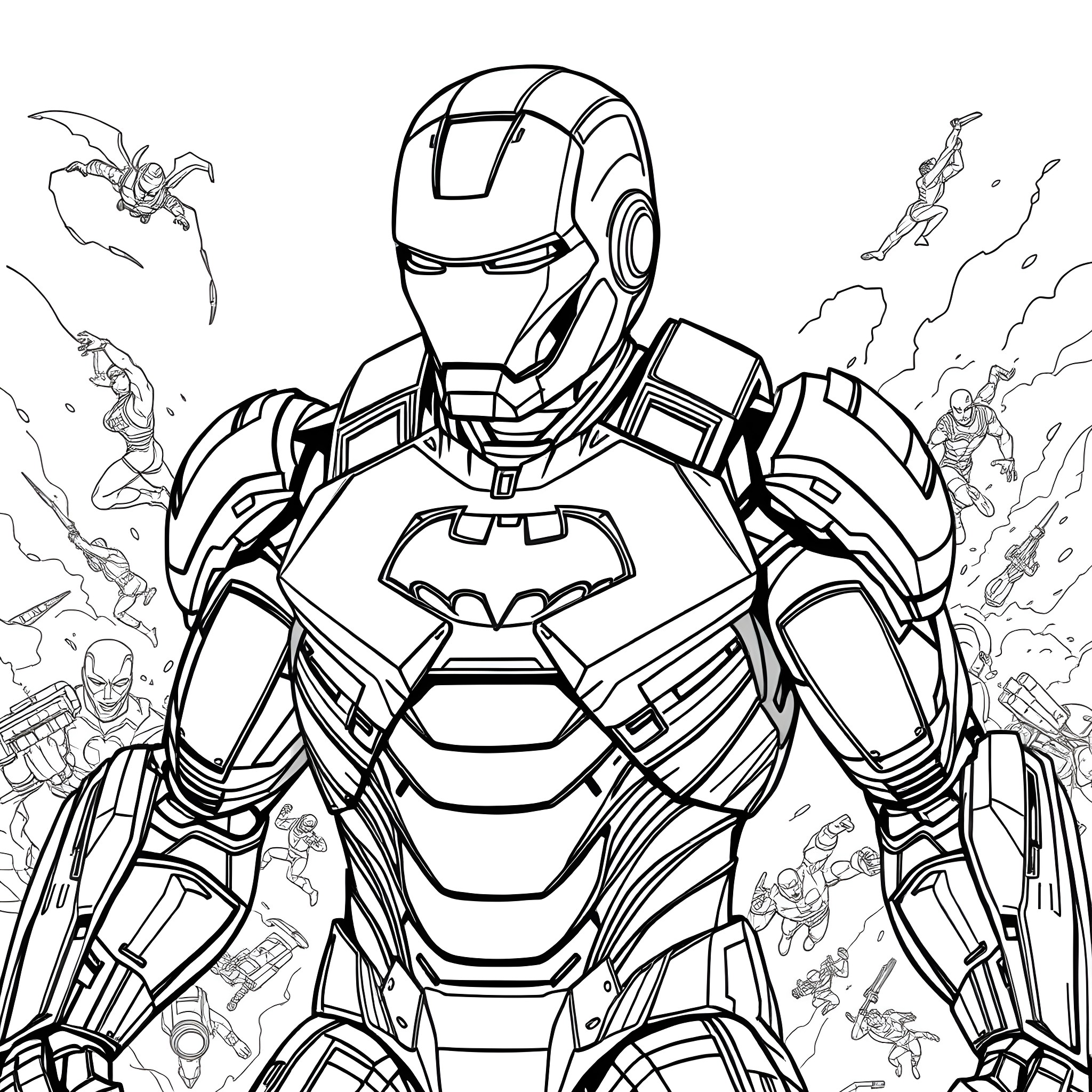 330 Best Ironman Coloring Pages (Free Printable PDFs)