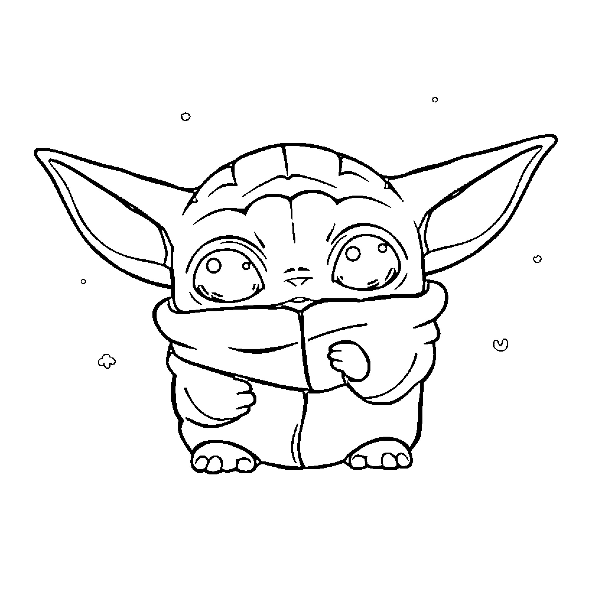 Pod enjoying a warm hug Coloring Page (free black-and-white line drawing printable PDF for all, from beginners to advanced learners, including children, teens, adults, and seniors)