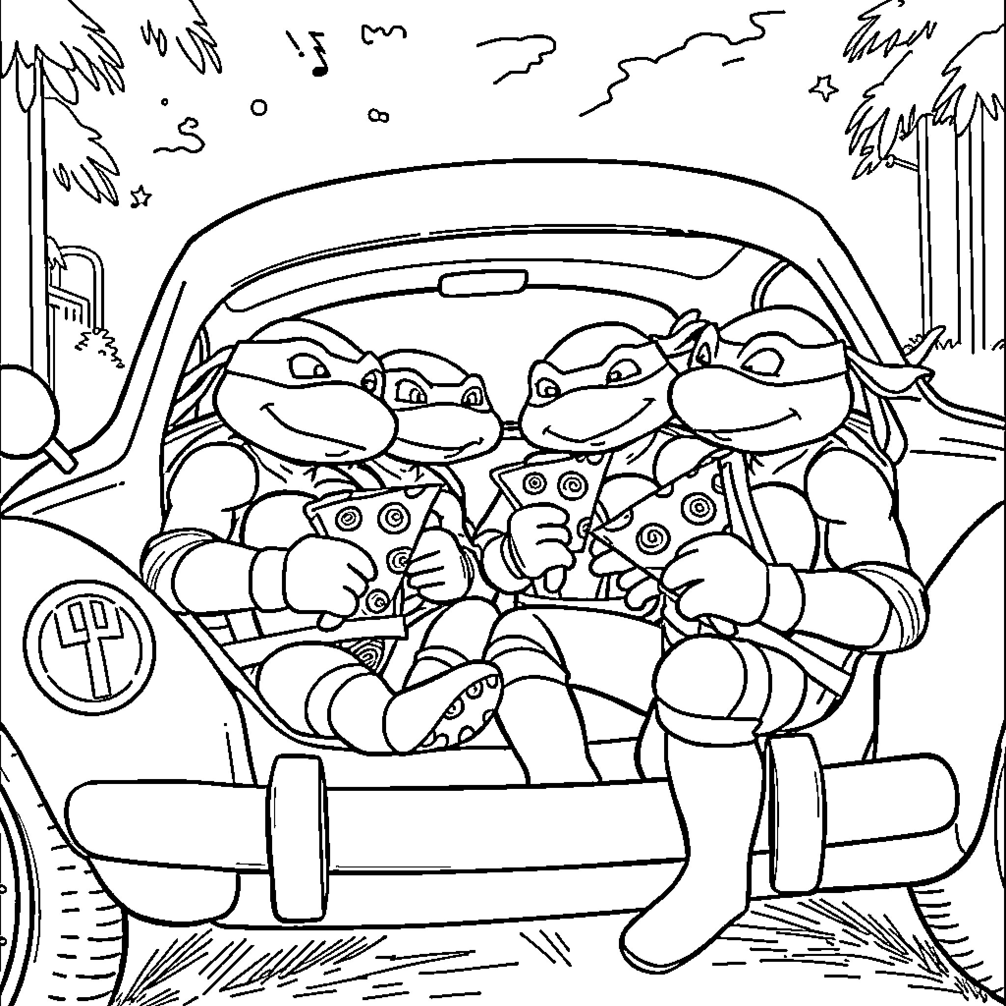 Best TMNT Coloring Pages (Free Printable PDF)