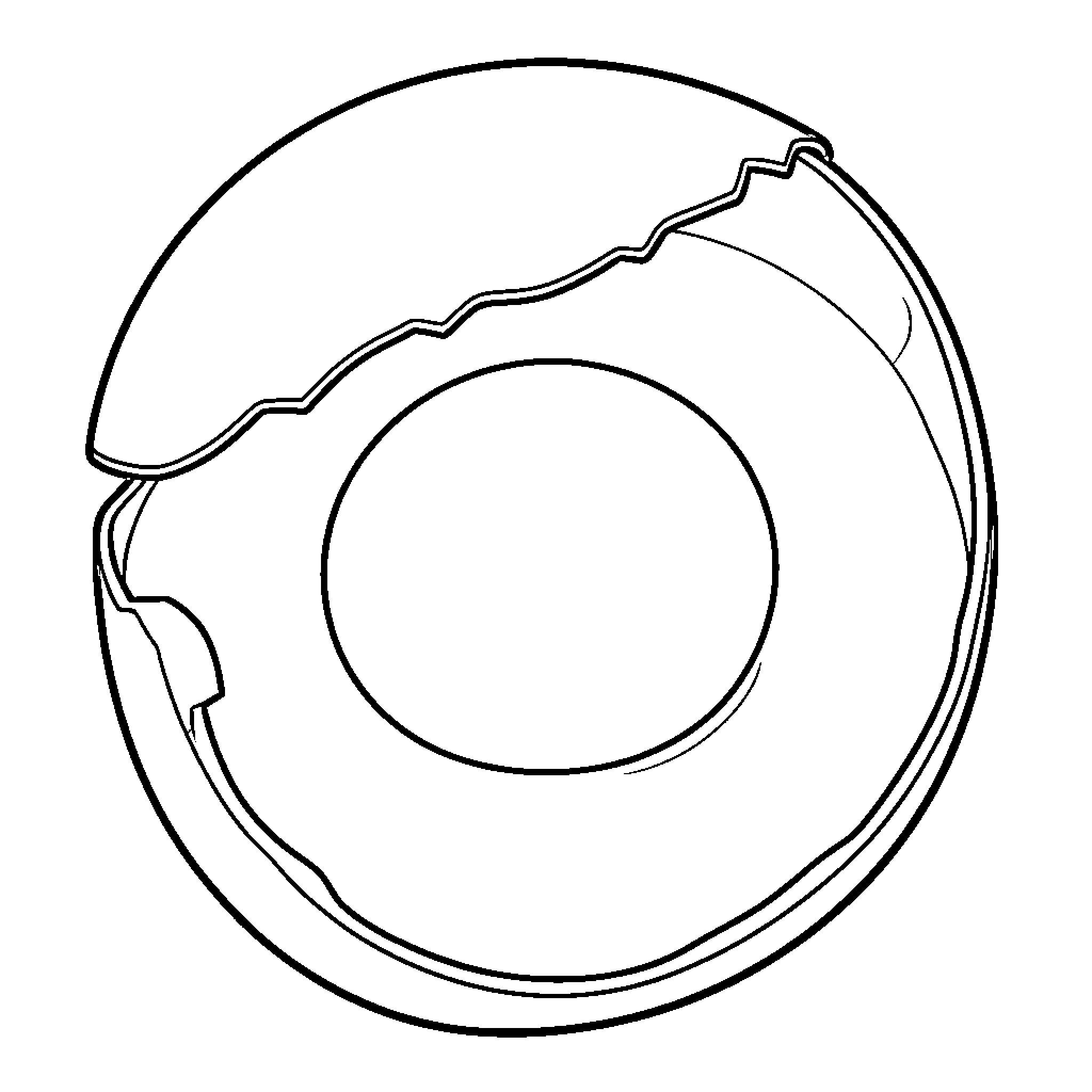 Egg-shaped design with curved lines Coloring Page (free black-and-white line drawing printable PDF for all, from beginners to advanced learners, including children, teens, adults, and seniors)