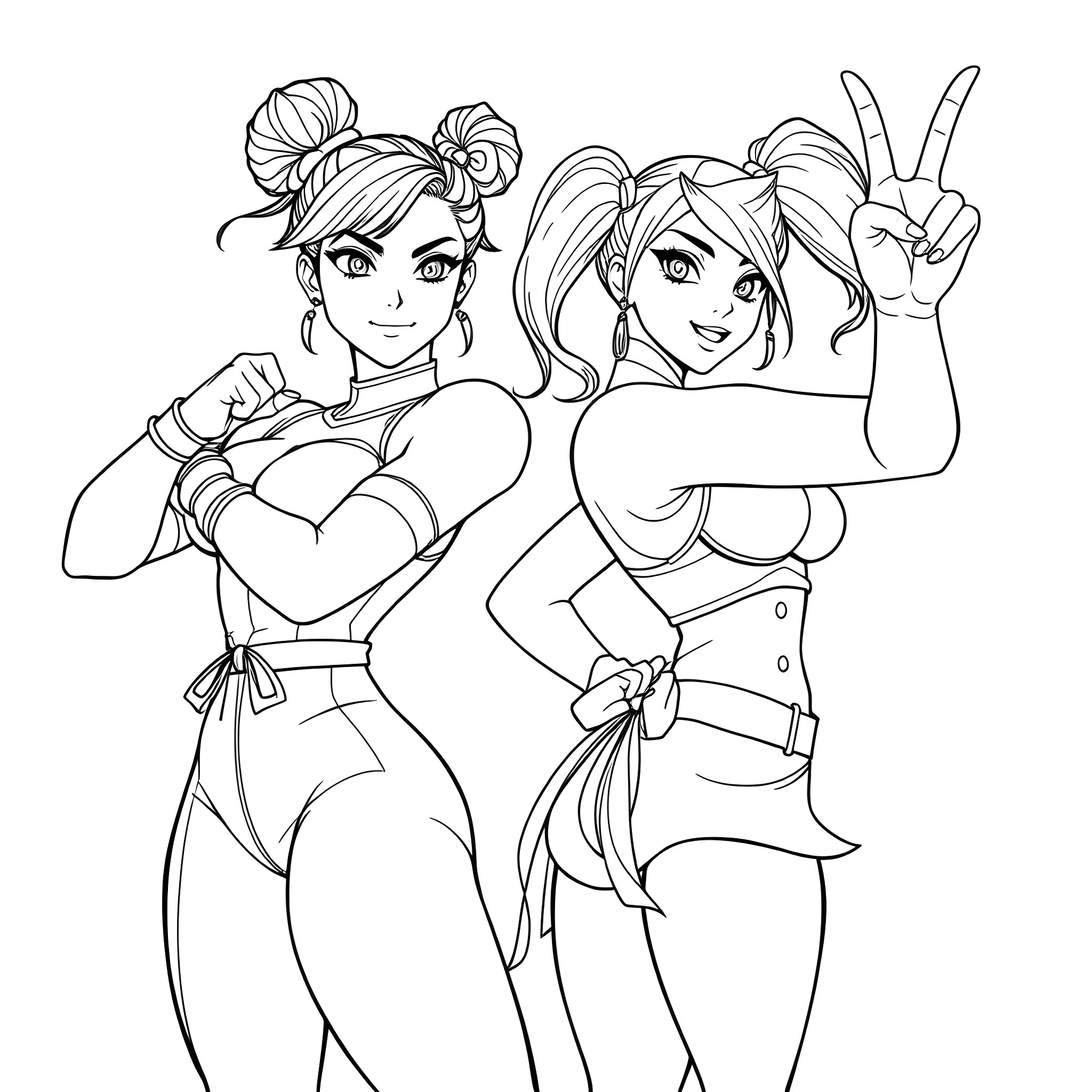 23 Best Chun Li Coloring Pages (Free Printable PDFs)