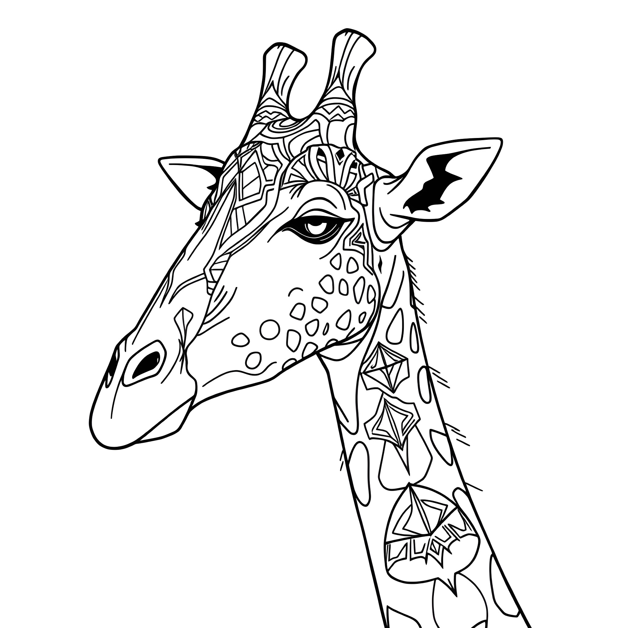 131 Best Giraffe Coloring Pages (Free Printable PDFs)