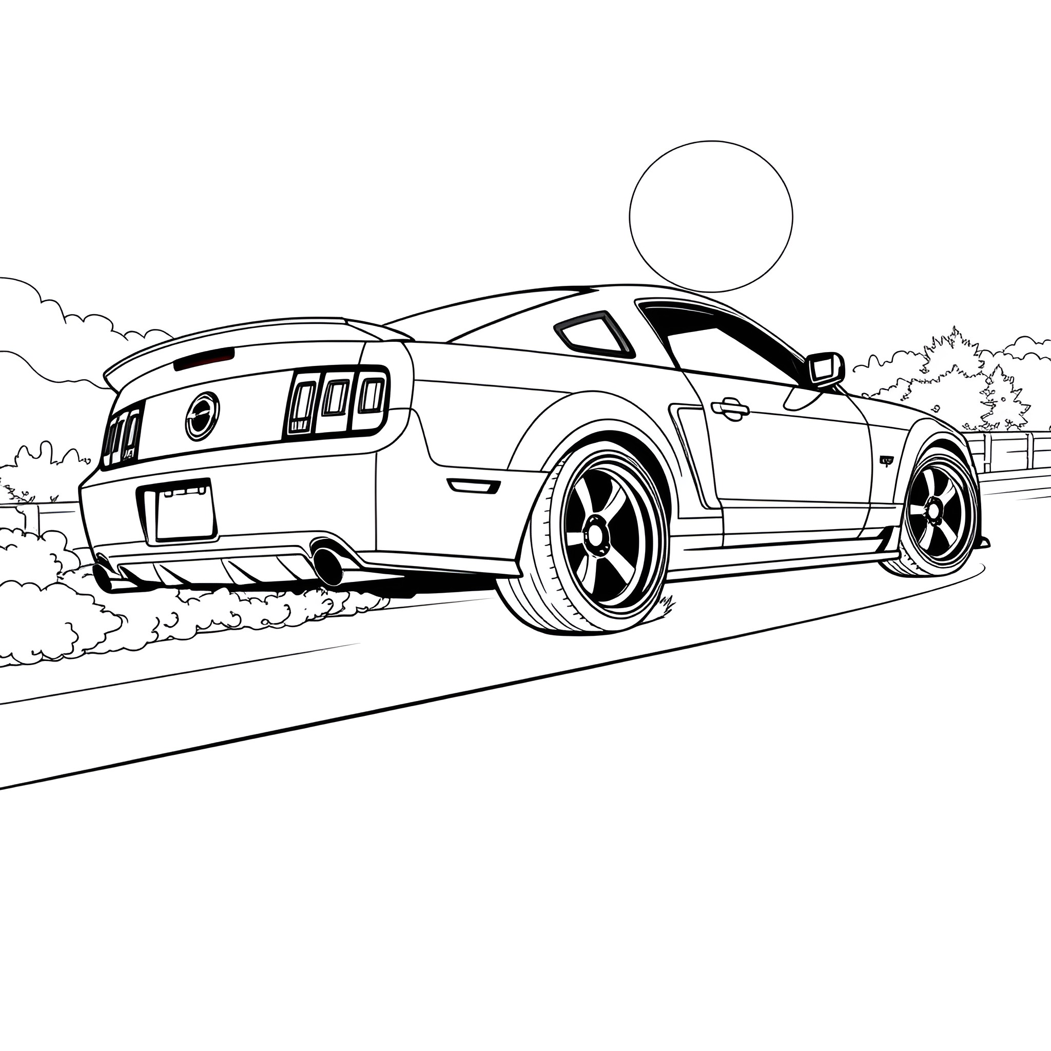 32 Best Ford Mustang Coloring Pages (Free Printable PDFs)