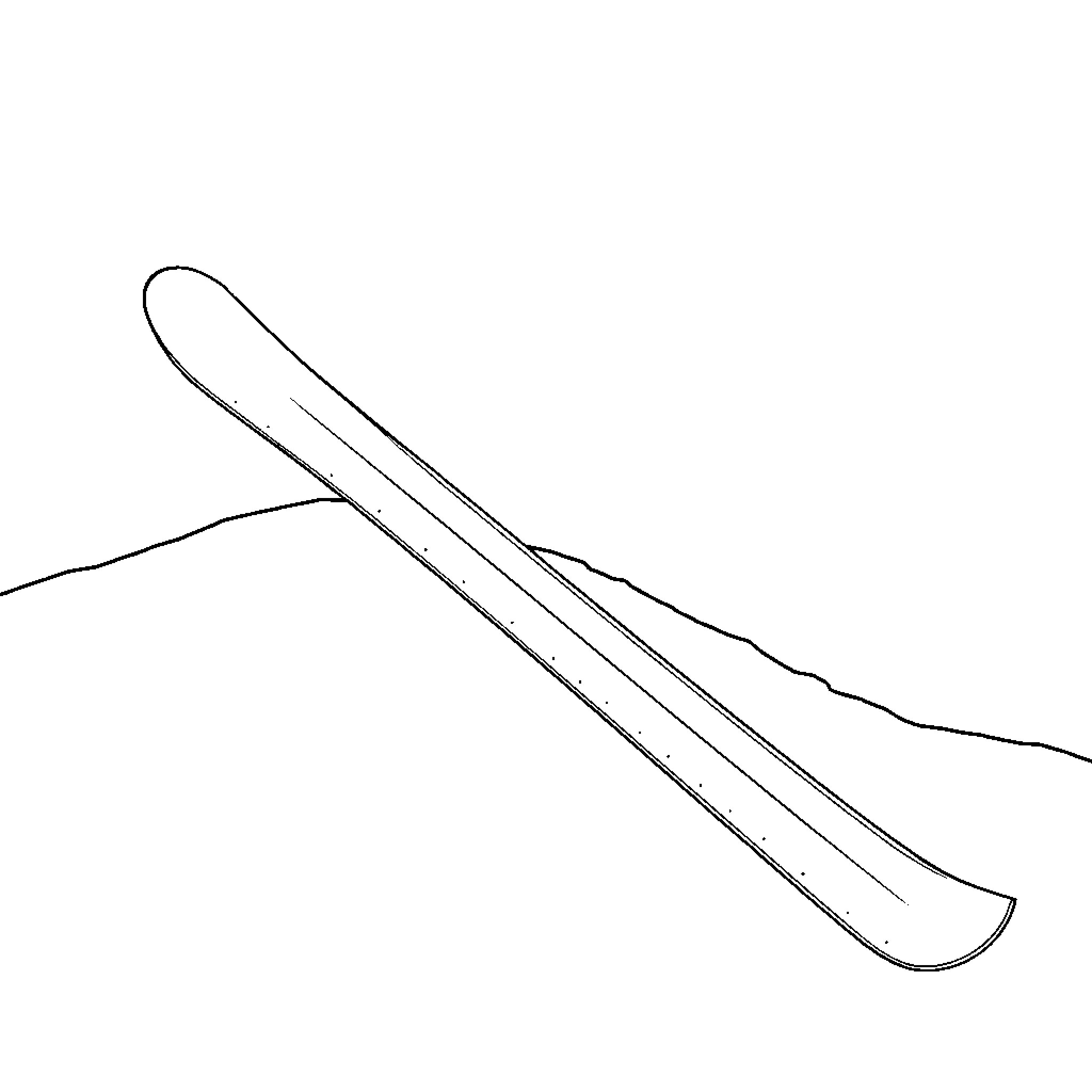 Ski slopes with mountains in the background Coloring Page (free black-and-white line drawing printable PDF for all, from beginners to advanced learners, including children, teens, adults, and seniors)