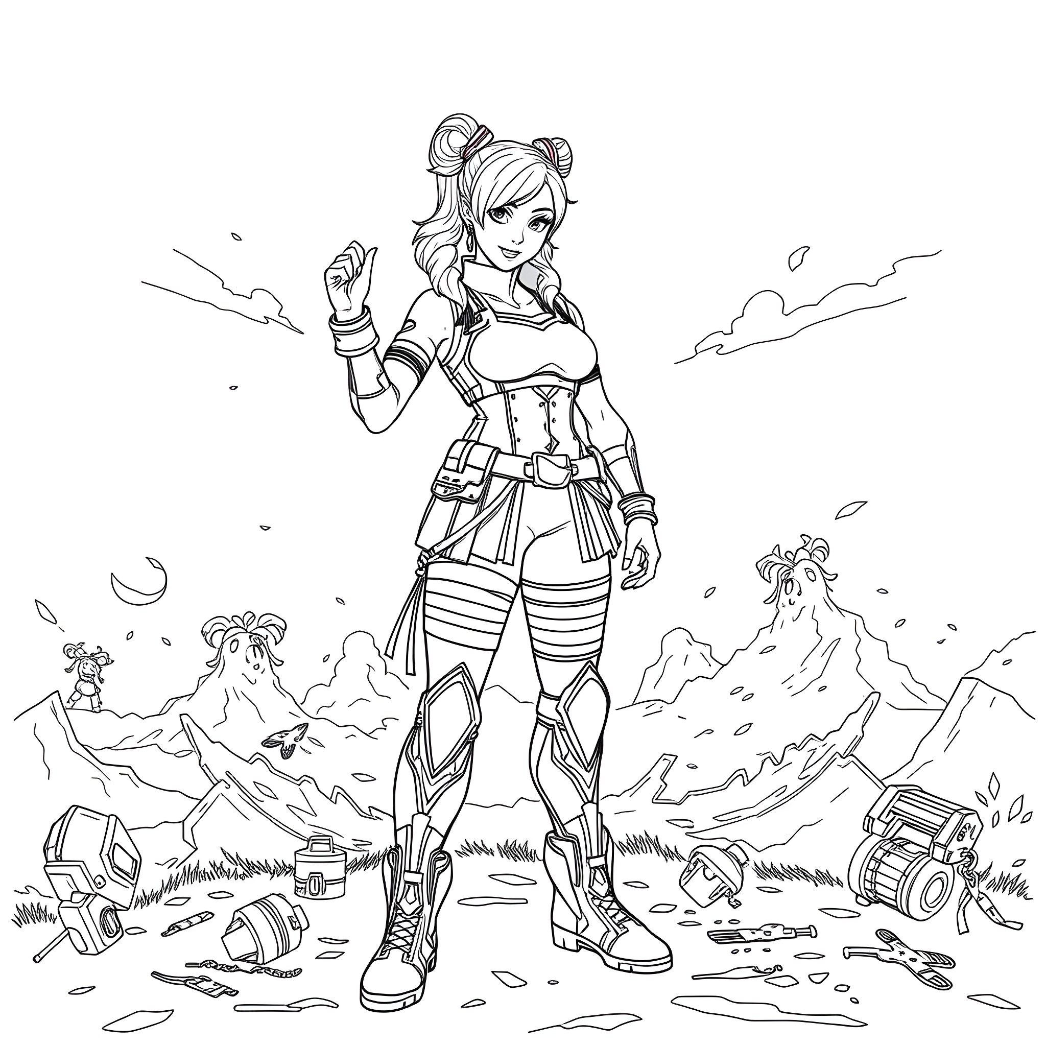 22 Best Chun Li Coloring Pages (Free Printable PDFs)