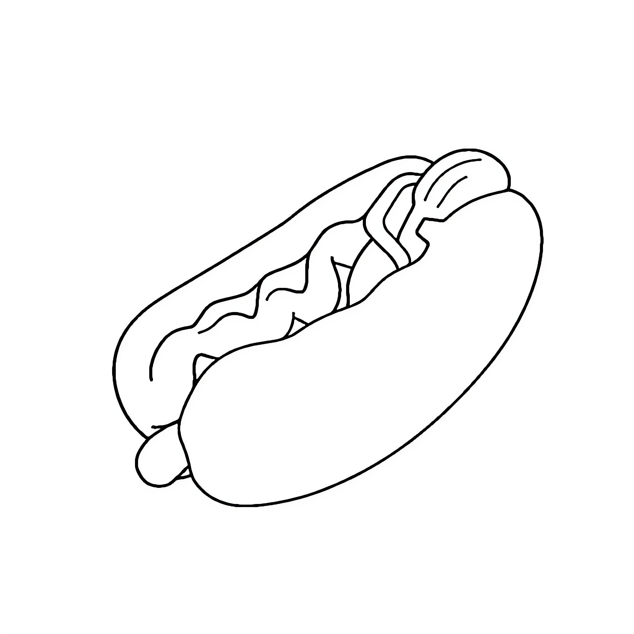 Donut-shaped snack with tasty toppings Coloring Page (free black-and-white line drawing printable PDF for all, from beginners to advanced learners, including children, teens, adults, and seniors)