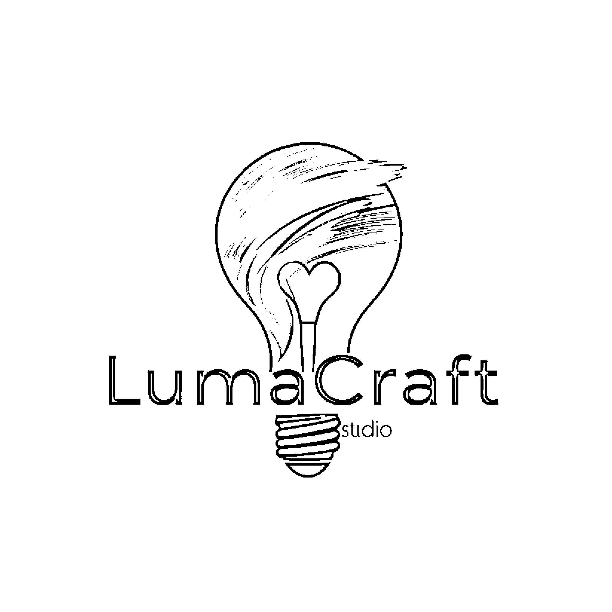 Light Bulb with Heart-Shaped Filament Coloring Page (free black-and-white line drawing printable PDF for all, from beginners to advanced learners, including children, teens, adults, and seniors)