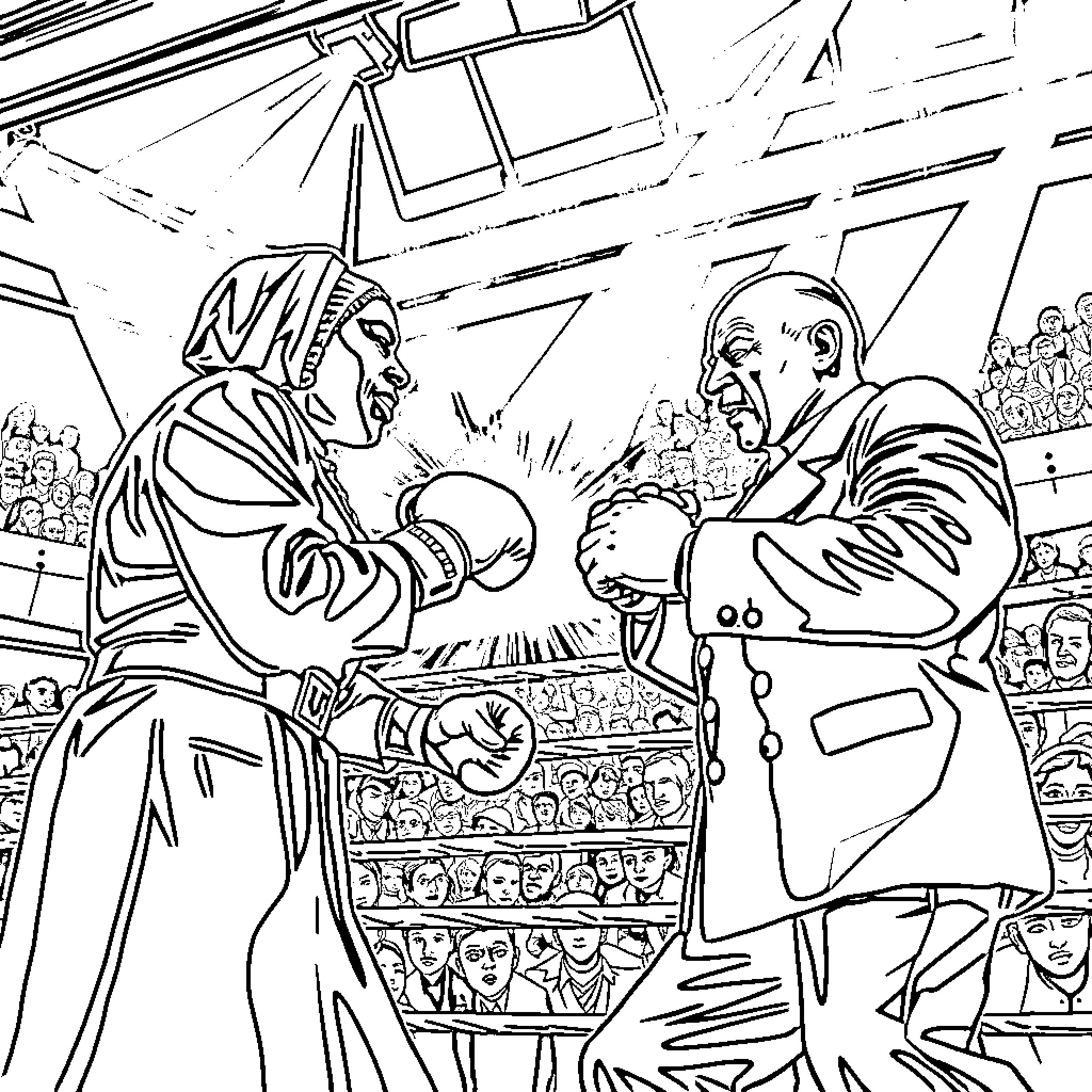 Harriett Tubman Advocating for Freedom in the Courtroom Coloring Page (free black-and-white line drawing printable PDF for all, from beginners to advanced learners, including children, teens, adults, and seniors)