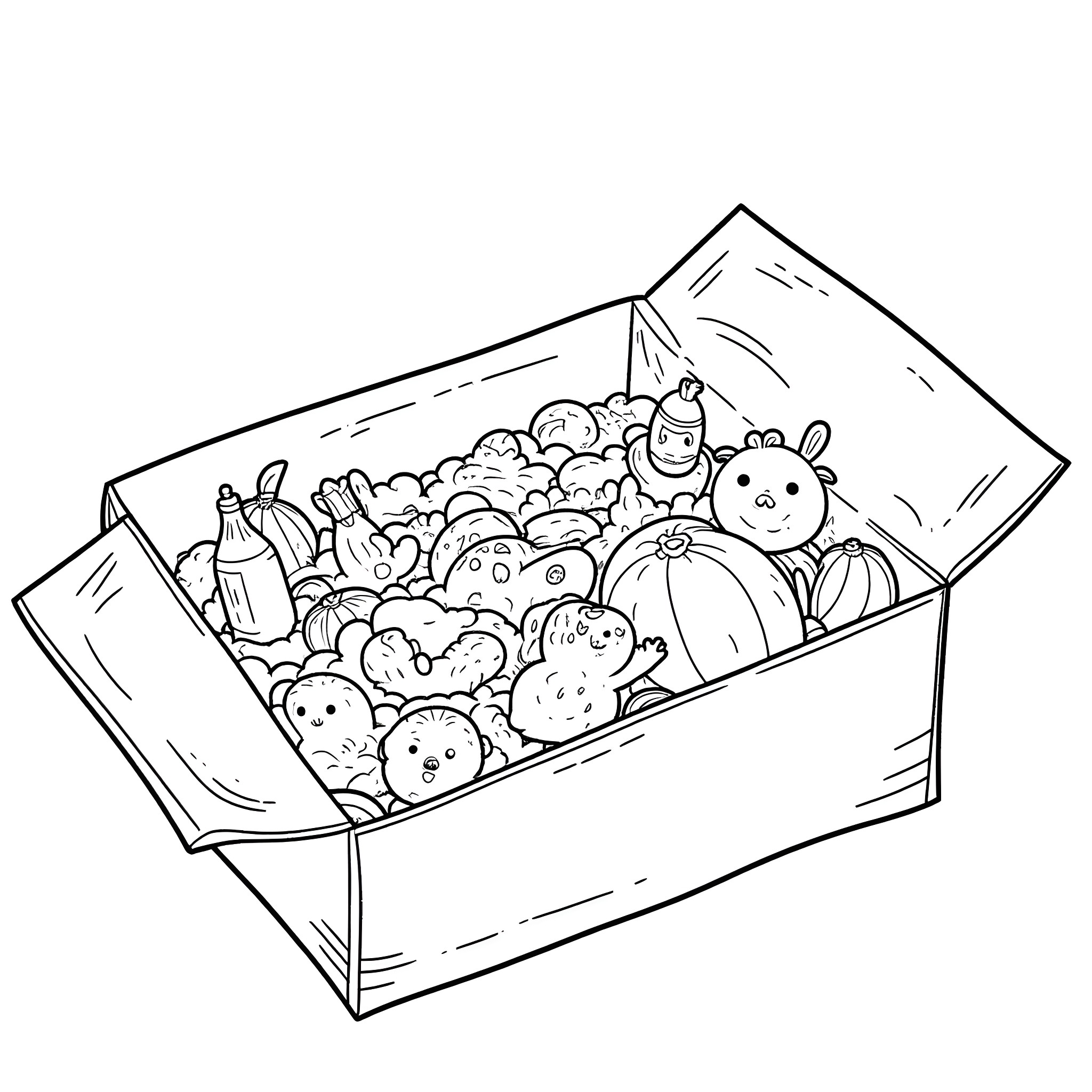 3 Best Box Coloring Pages (Free Printable PDFs)