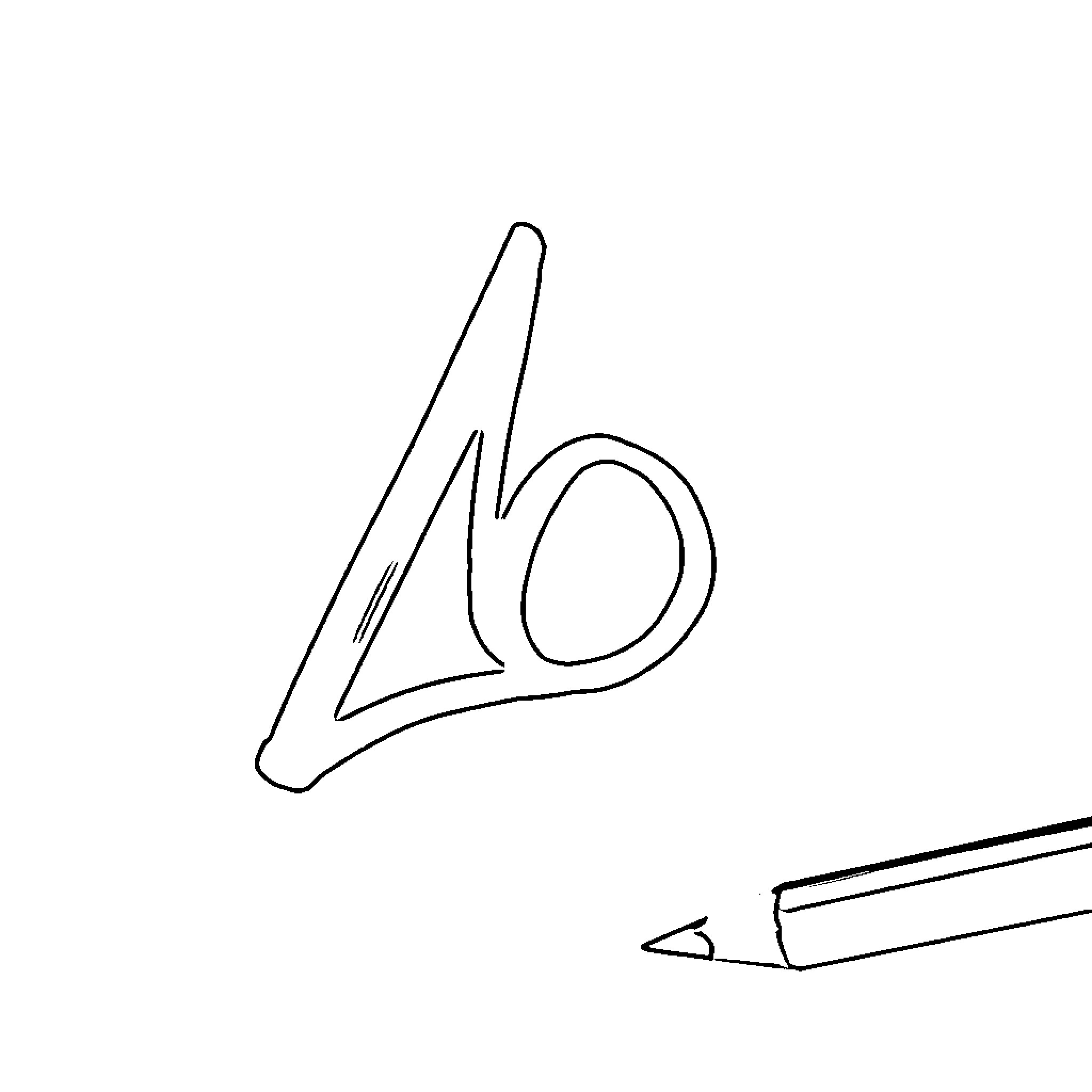 Number Abstract Design with Pencil Coloring Page (free black-and-white line drawing printable PDF for all, from beginners to advanced learners, including children, teens, adults, and seniors)