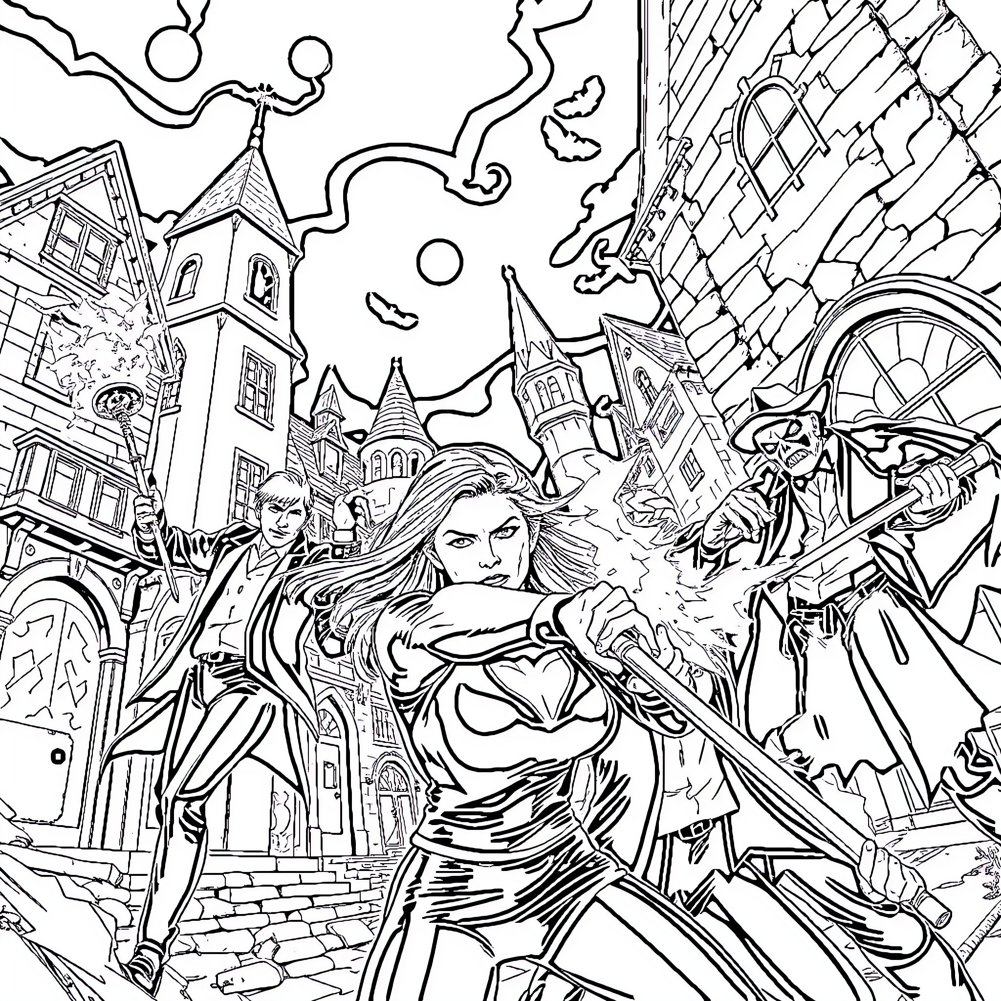 Best Buffy Coloring Pages (Free Printable PDF)