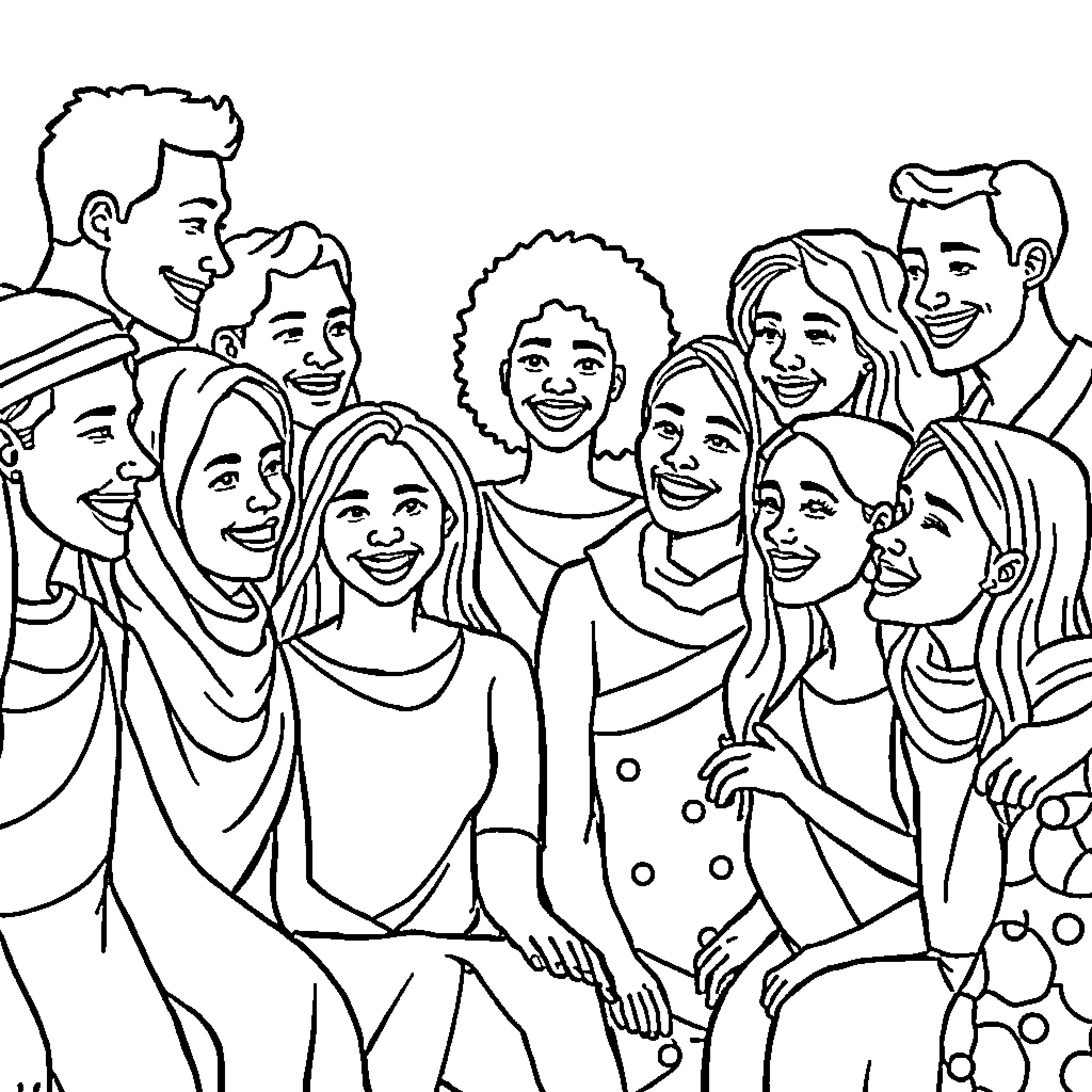 Best People Coloring Pages (Free Printable PDF)