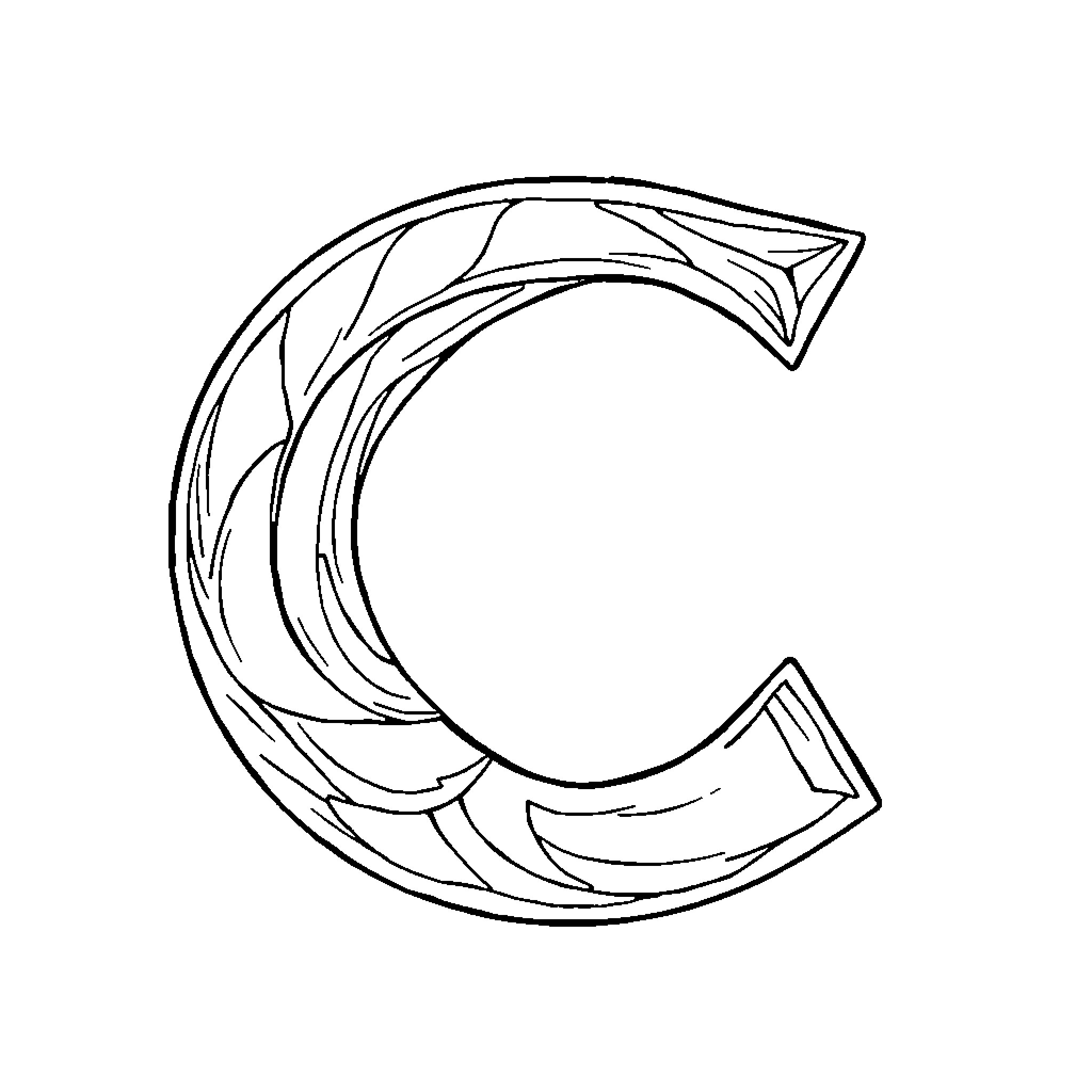 Rueda of abstract artistic shapes Coloring Page (free black-and-white line drawing printable PDF for all, from beginners to advanced learners, including children, teens, adults, and seniors)