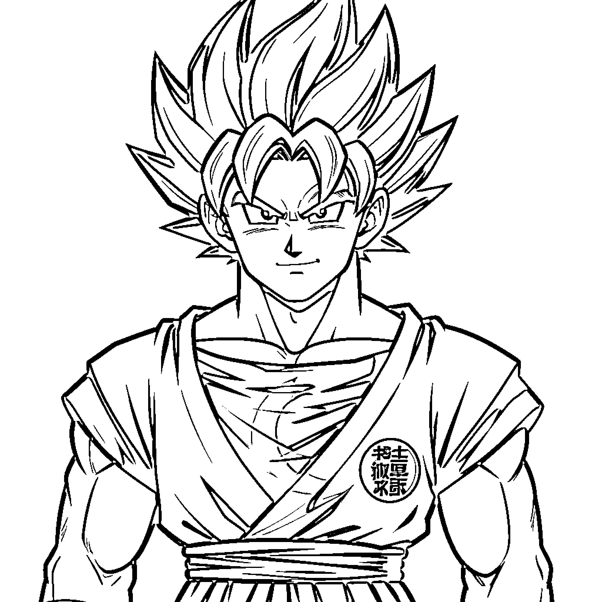 Ryad Mahrez as a powerful anime warrior character Coloring Page (free black-and-white line drawing printable PDF for all, from beginners to advanced learners, including children, teens, adults, and seniors)