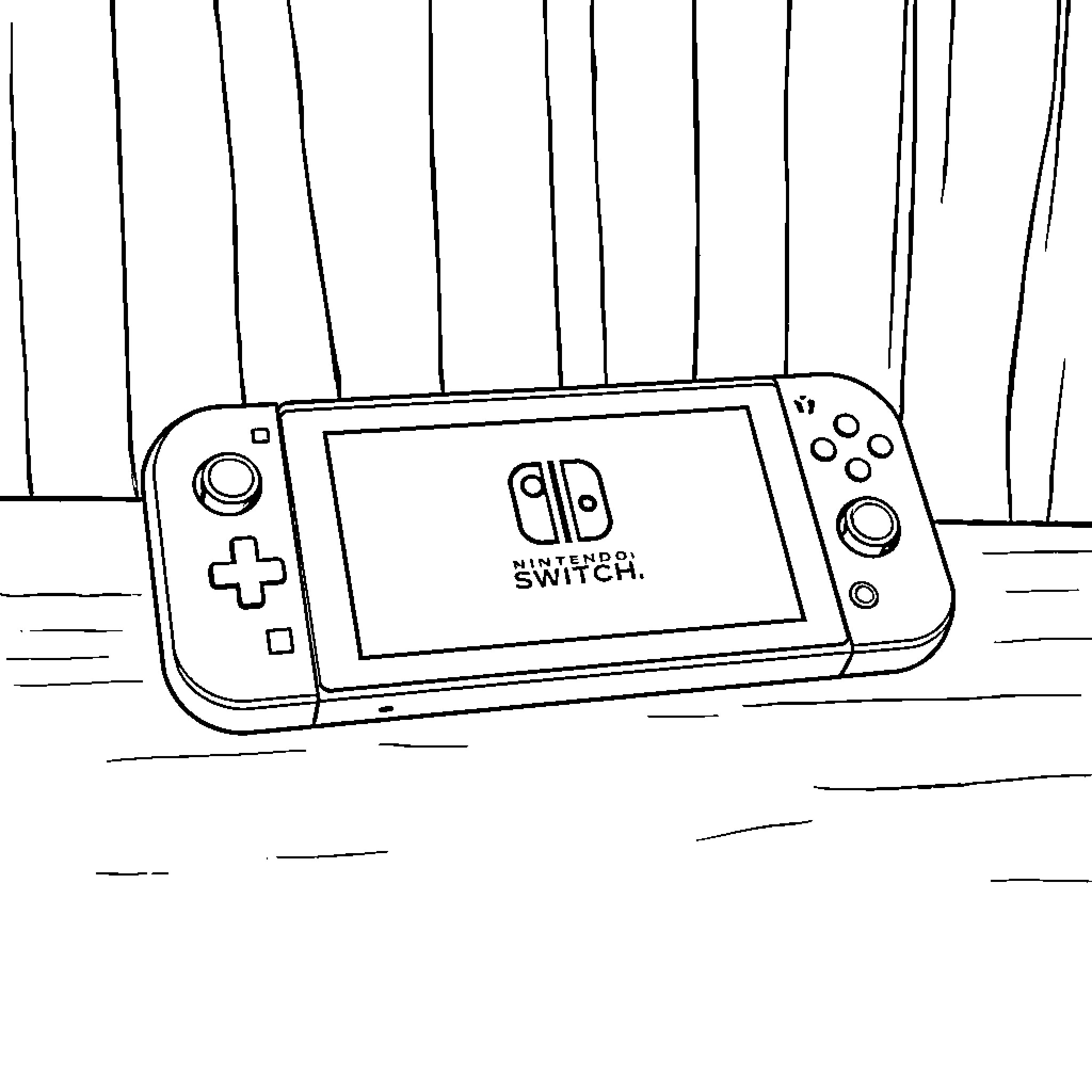 Best Nintendo Switch Coloring Pages (Free Printable PDF)