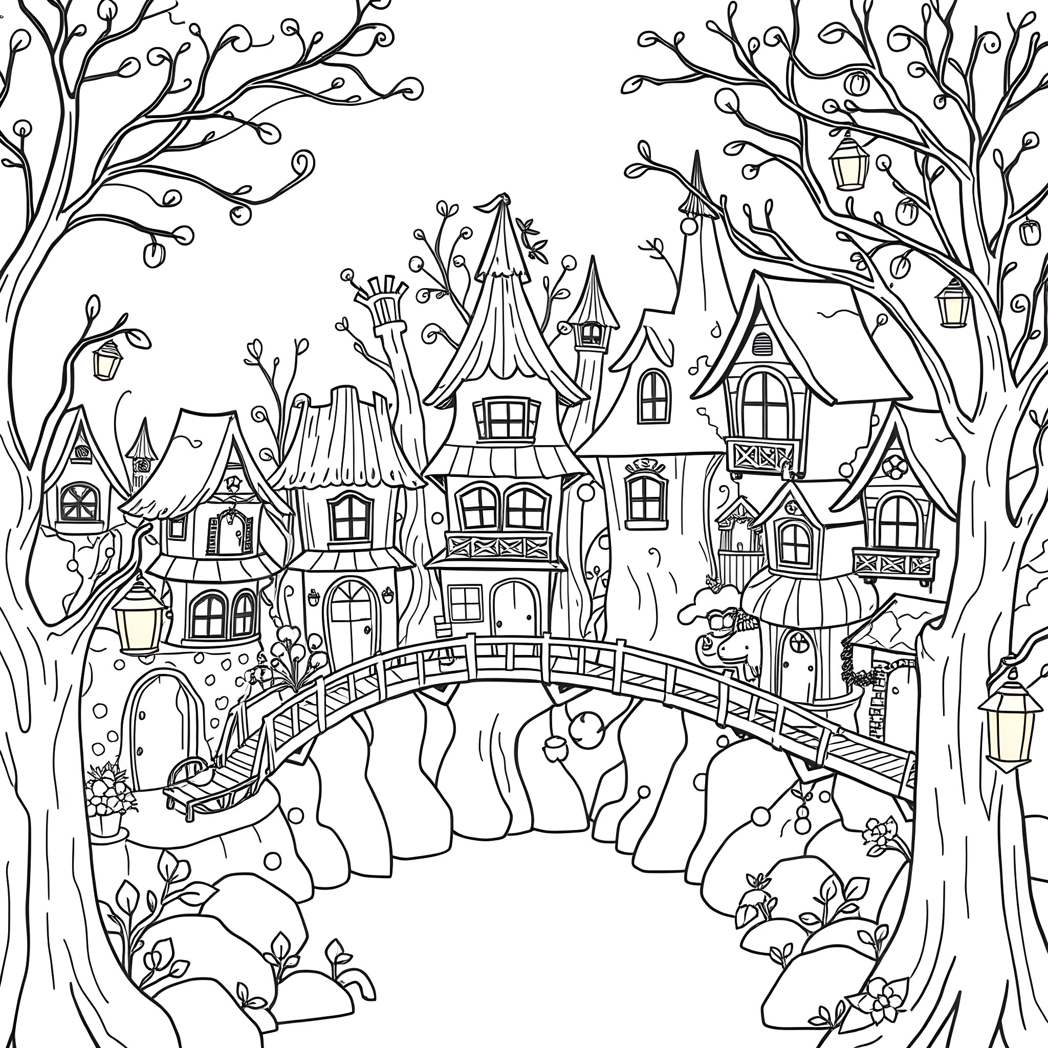 27 Best Treehouse Coloring Pages (Free Printable PDFs)