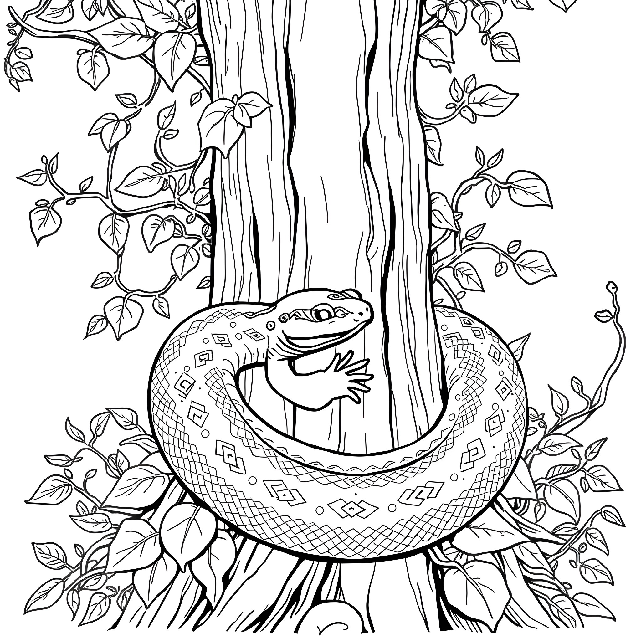 1 Best Anaconda Coloring Pages (Free Printable PDFs)