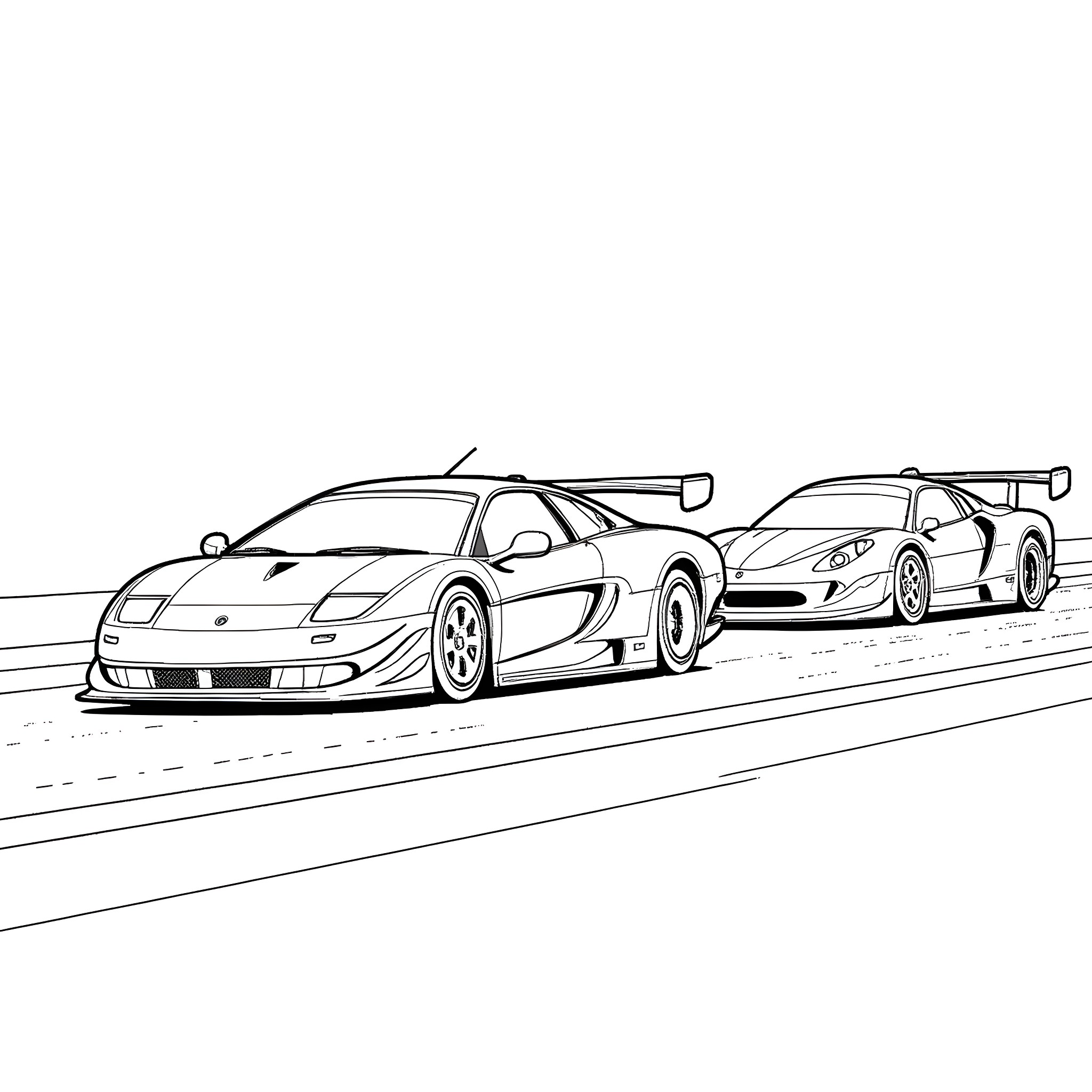 Best Racing Car Coloring Pages (Free Printable PDF)