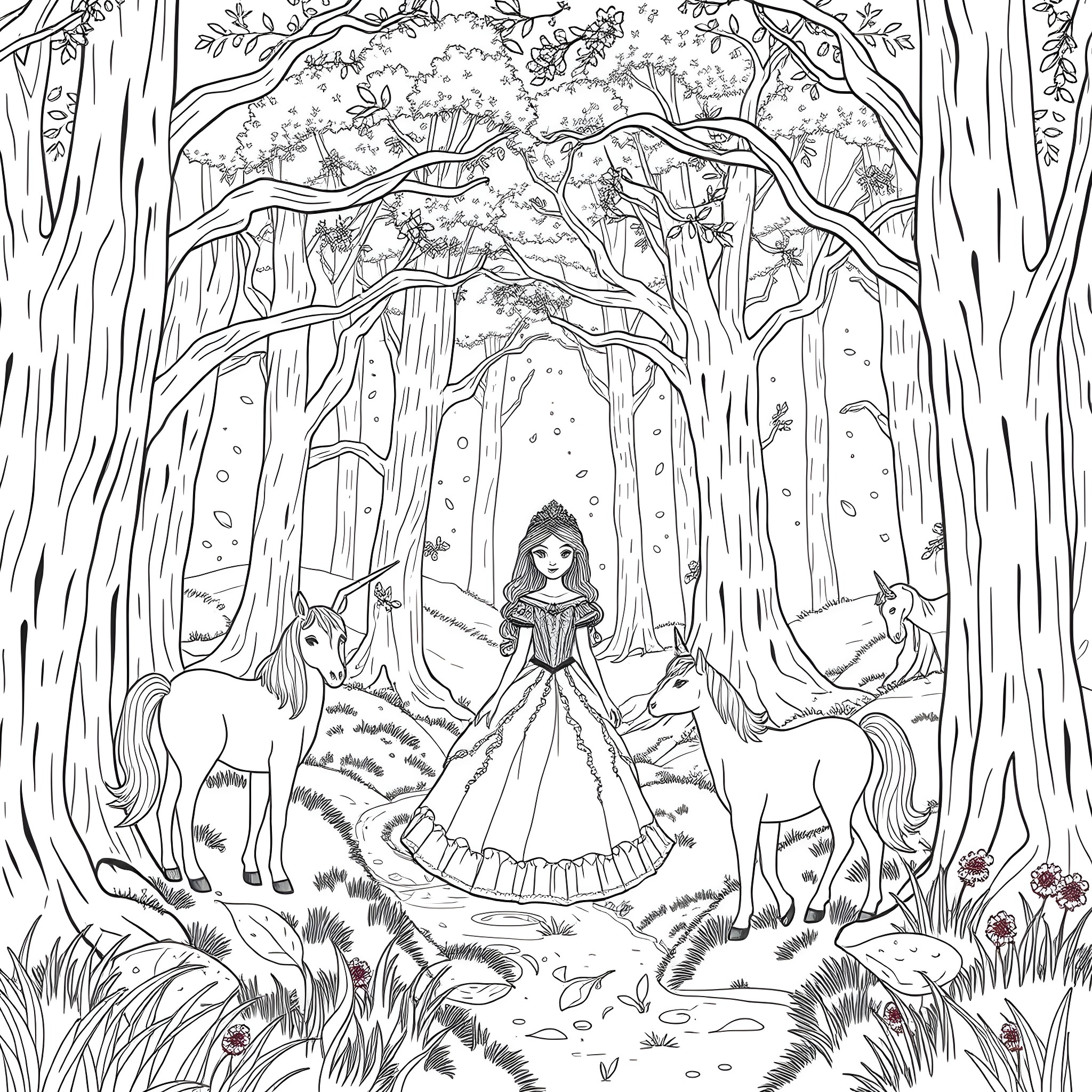 39 Best Princess Coloring Pages (Free Printable PDFs)