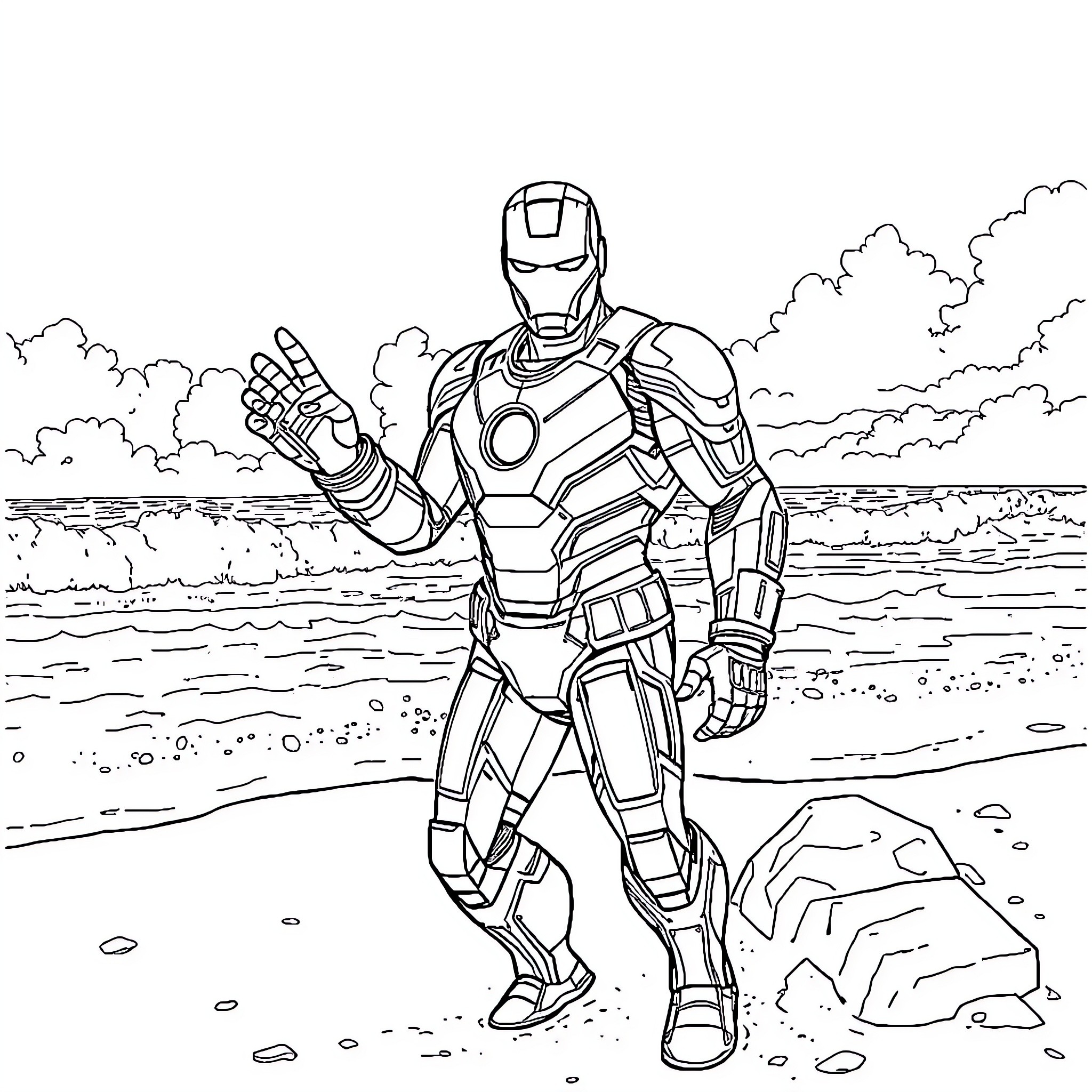 Best Ironman Coloring Pages (Free Printable PDF)