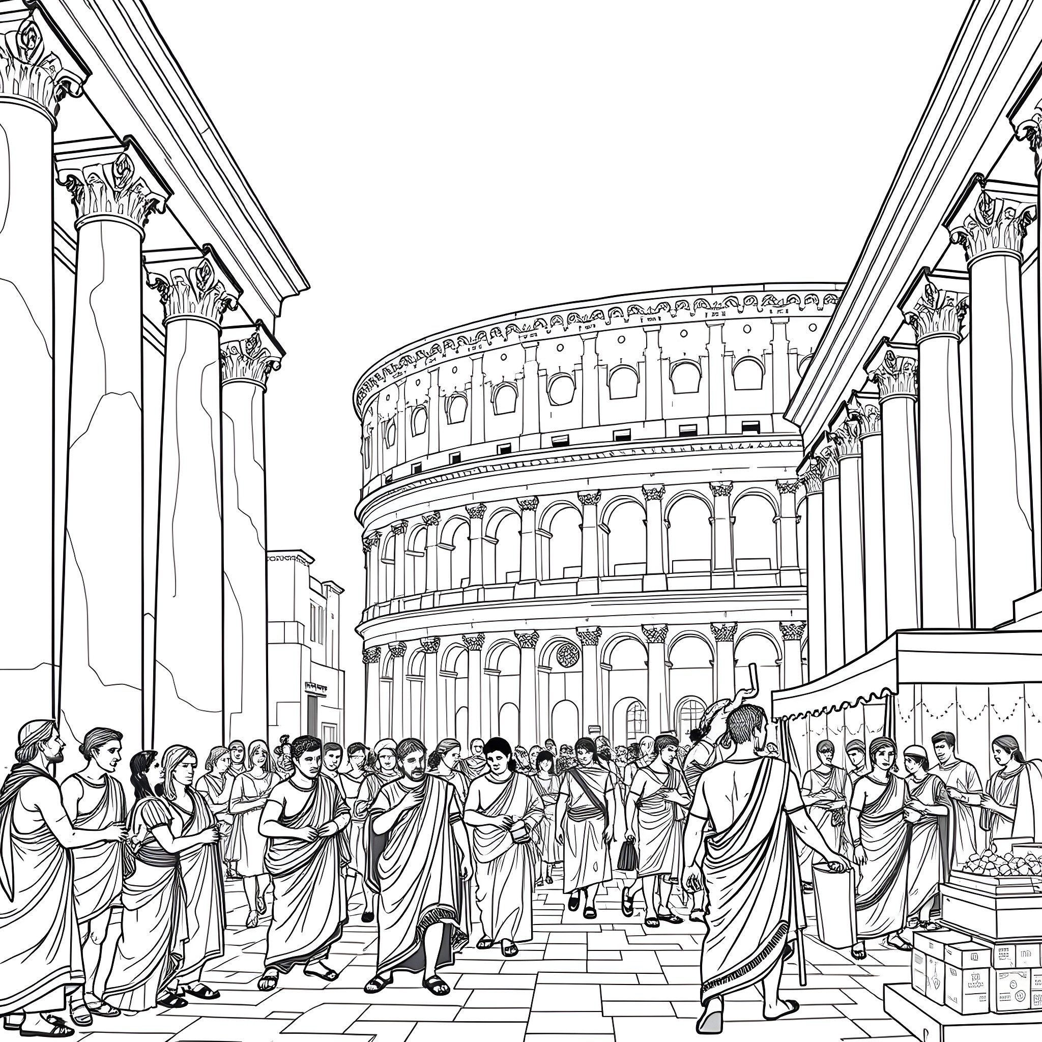 1 Best Rome Coloring Pages (Free Printable PDFs)