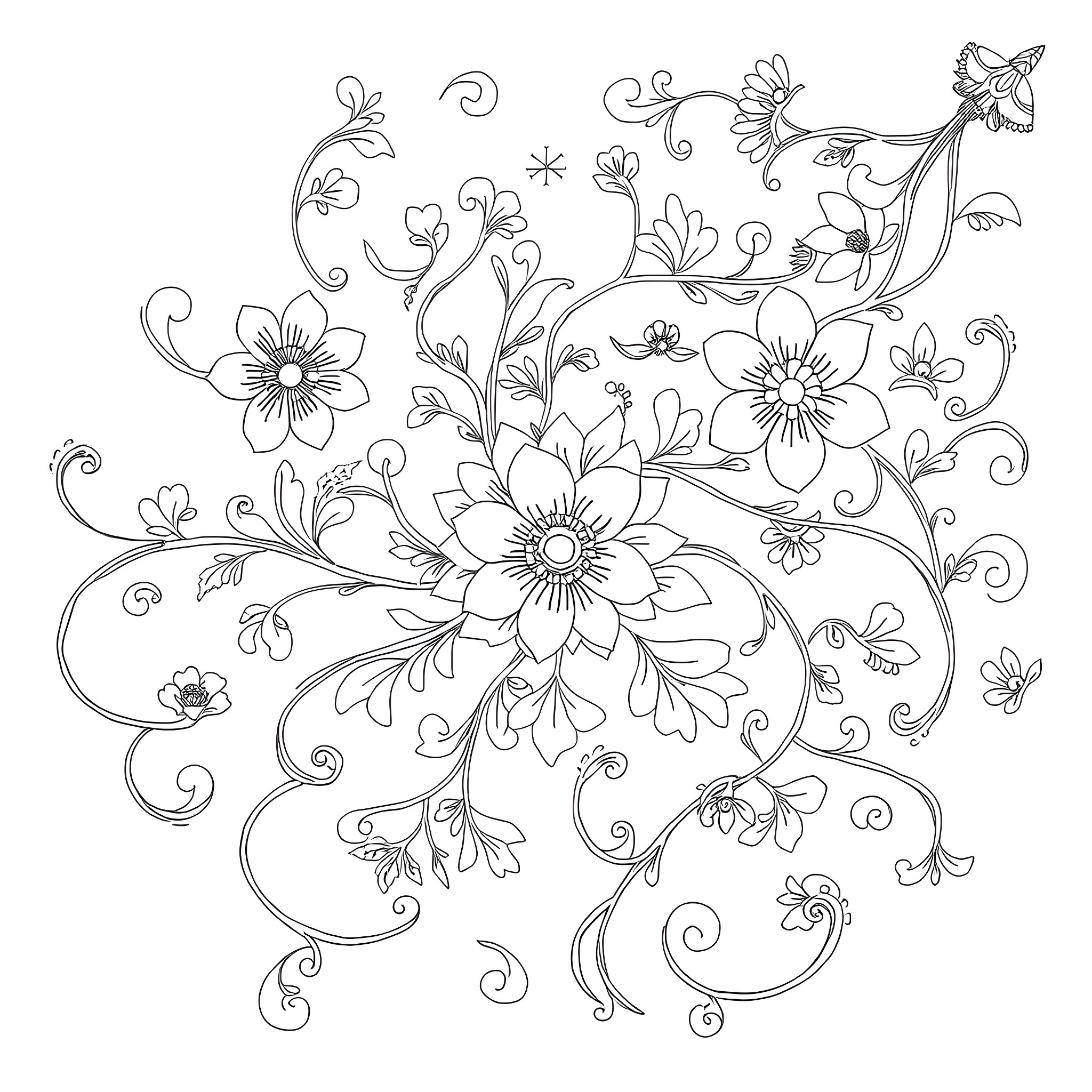 6 Best Embroidery Coloring Pages (Free Printable PDFs)