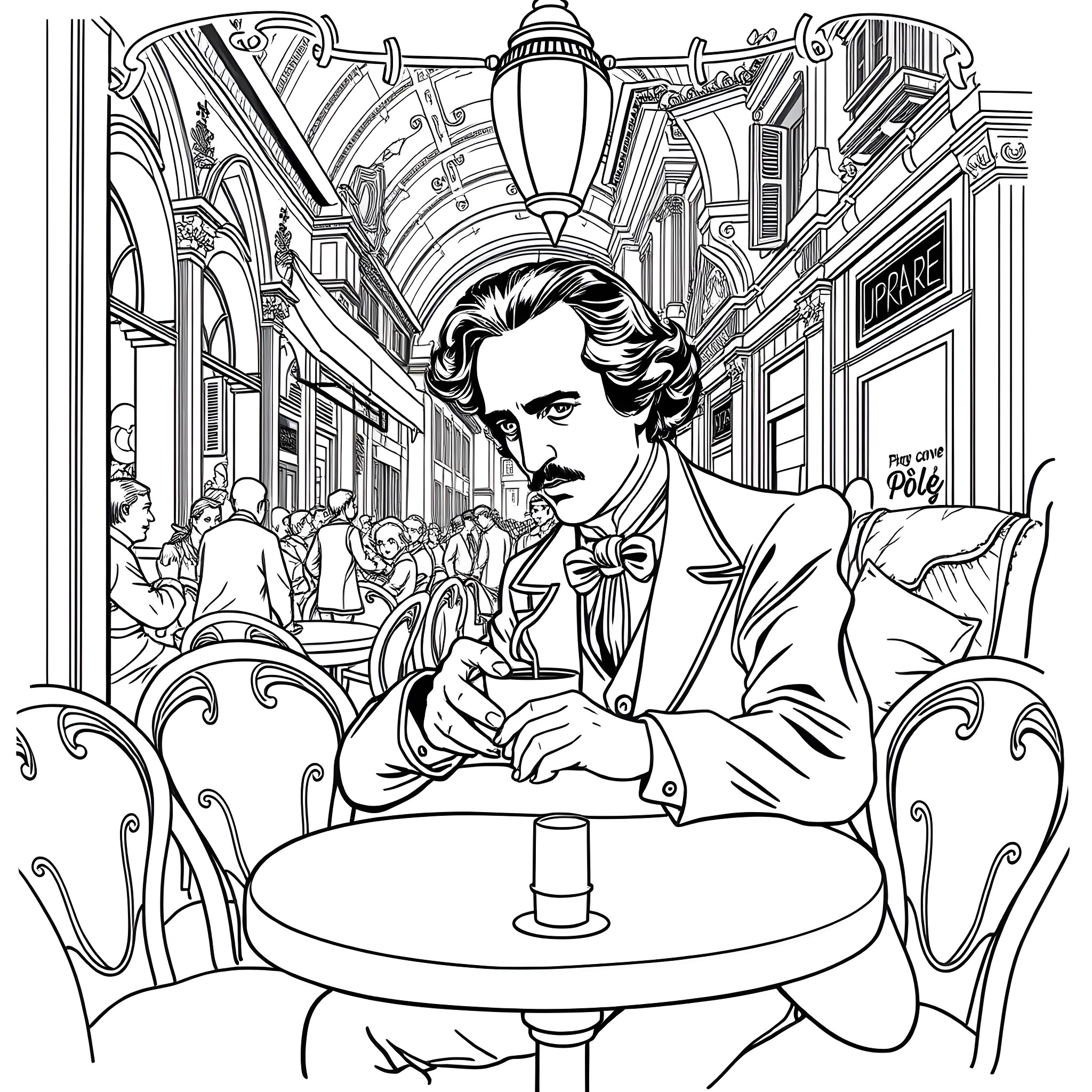 Best Edgar Allan Poe Coloring Pages (Free Printable PDF)