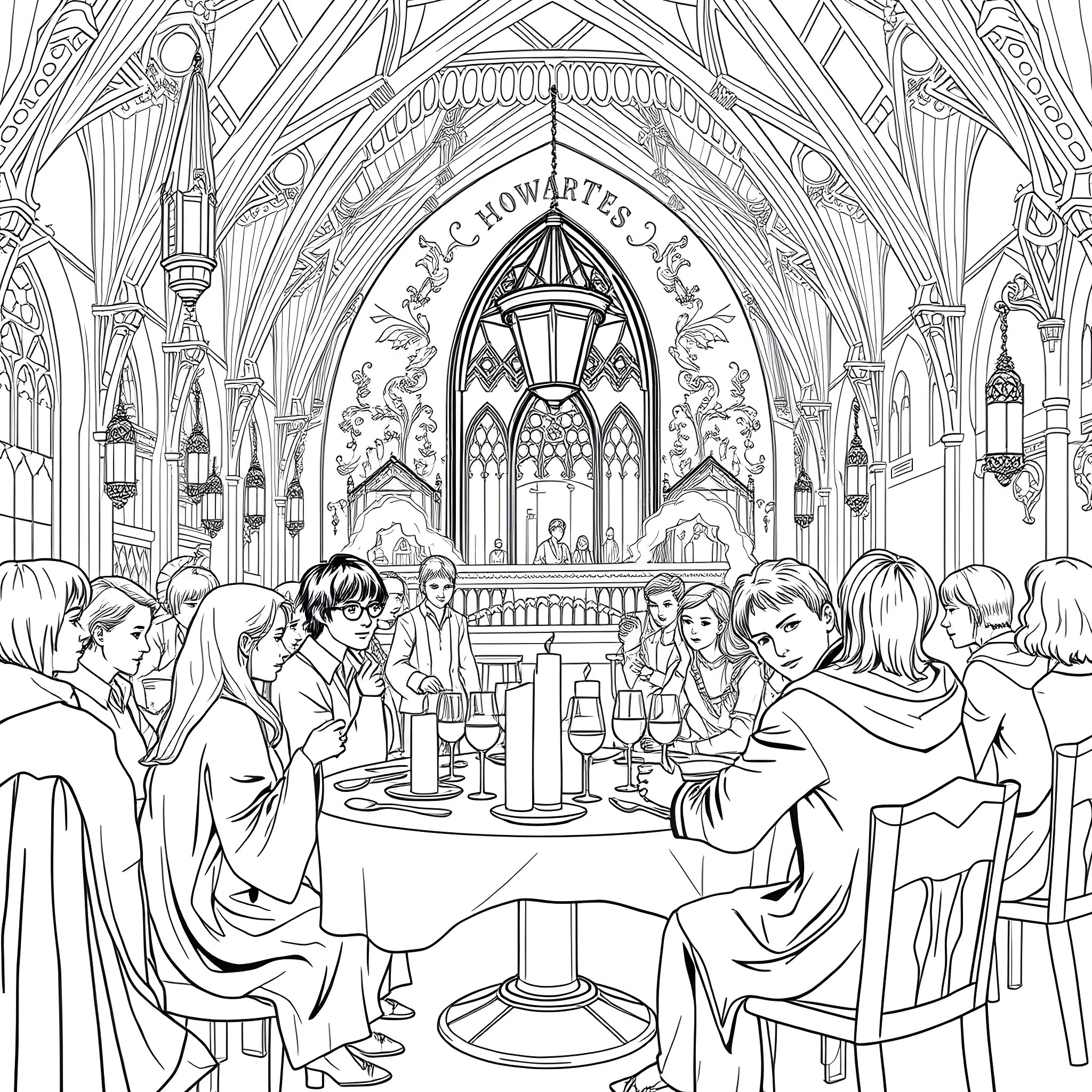 408 Best Harry Potter Coloring Pages (Free Printable PDFs)