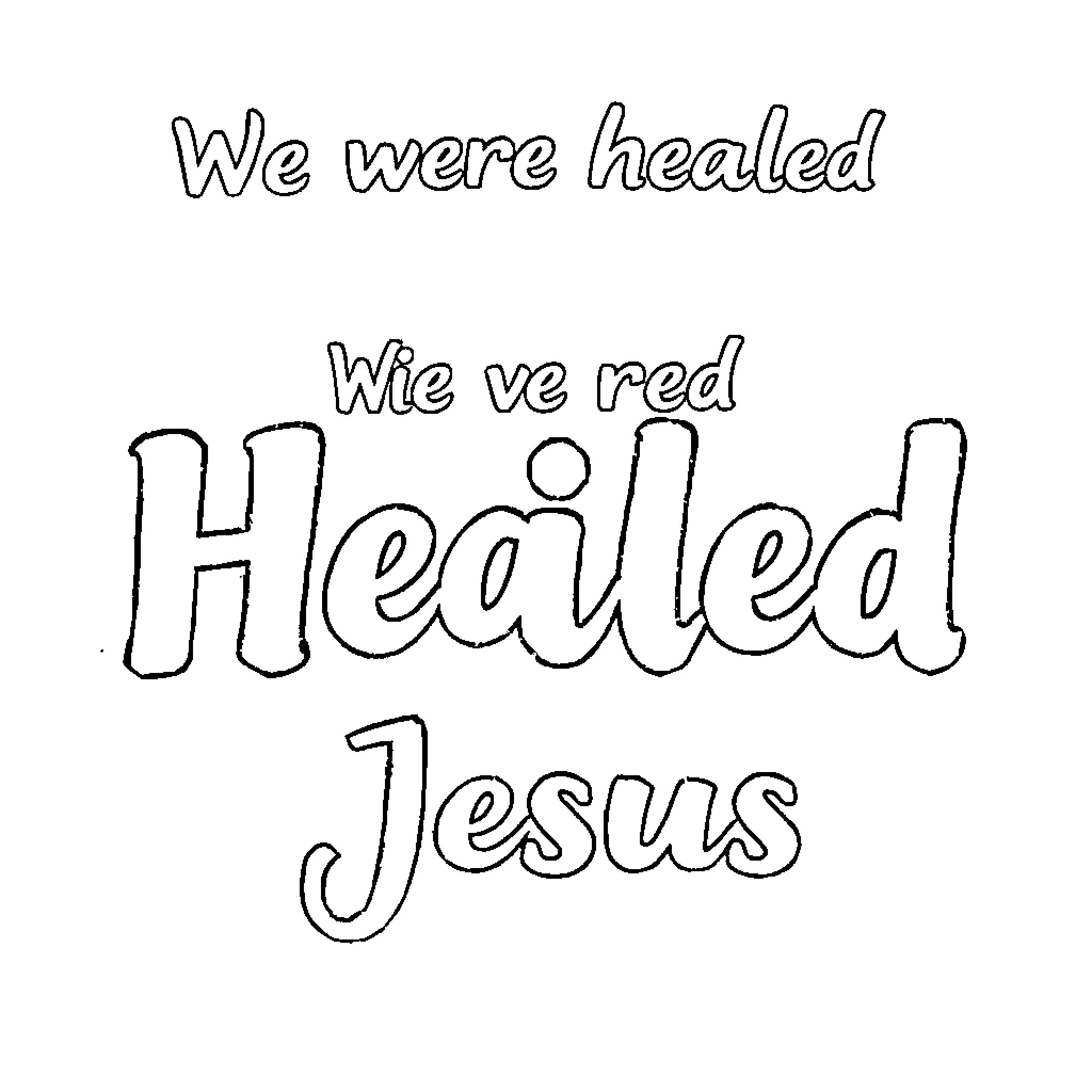 Stripes illustrate spiritual healing and faith Coloring Page (free black-and-white line drawing printable PDF for all, from beginners to advanced learners, including children, teens, adults, and seniors)