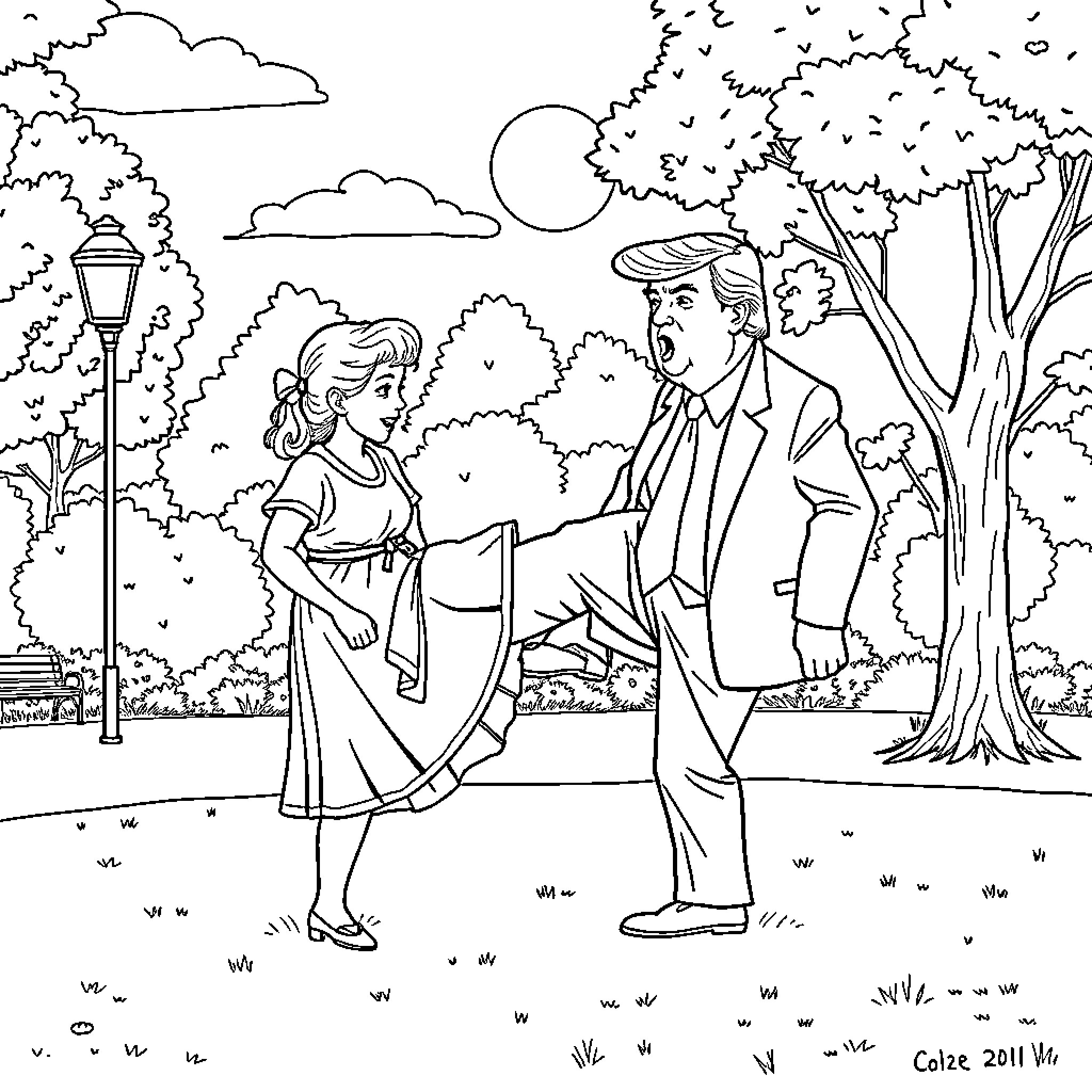 Maria Montessori's Educational Approach in Nature Coloring Page (free black-and-white line drawing printable PDF for all, from beginners to advanced learners, including children, teens, adults, and seniors)