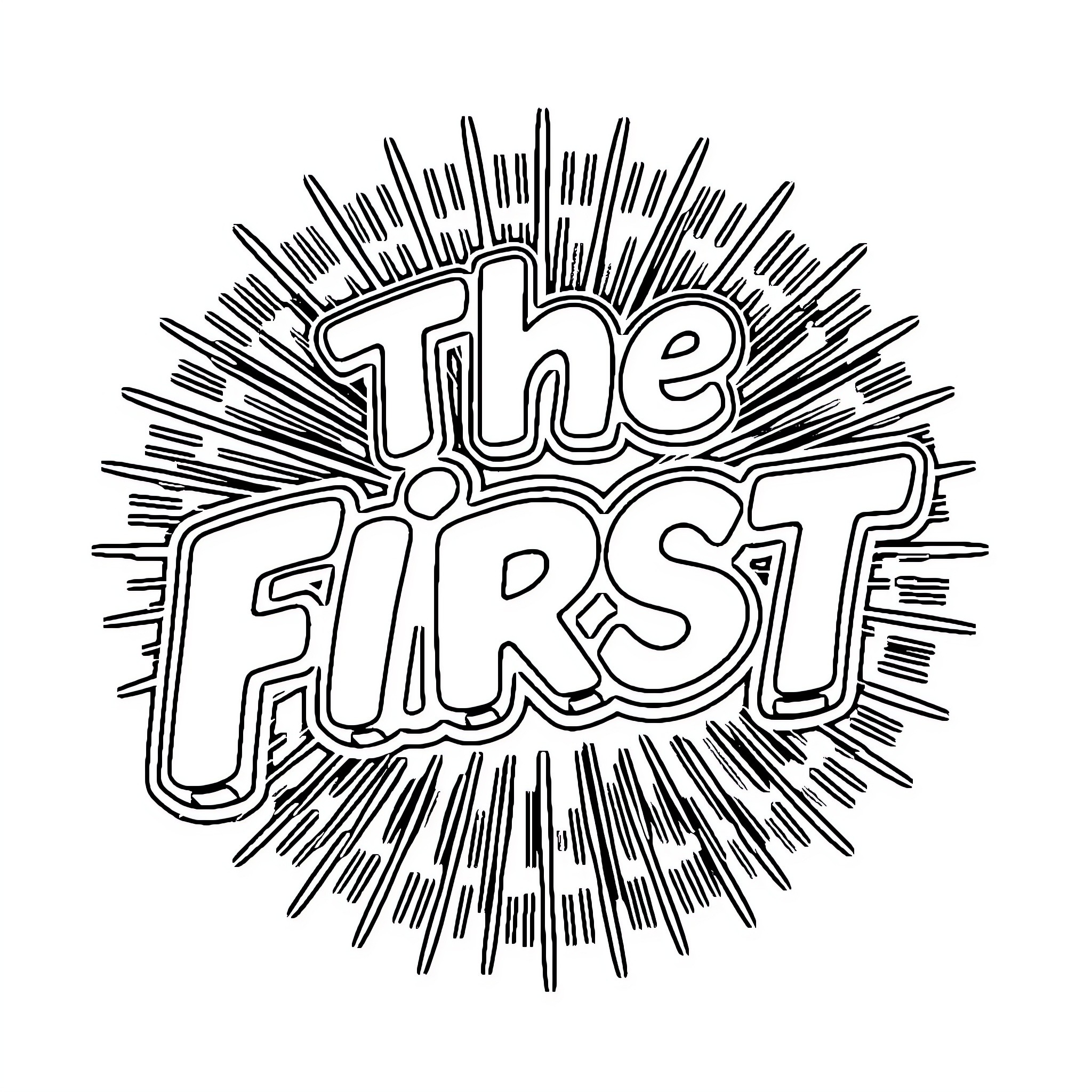 Lego characters celebrating the first Coloring Page (free black-and-white line drawing printable PDF for all, from beginners to advanced learners, including children, teens, adults, and seniors)