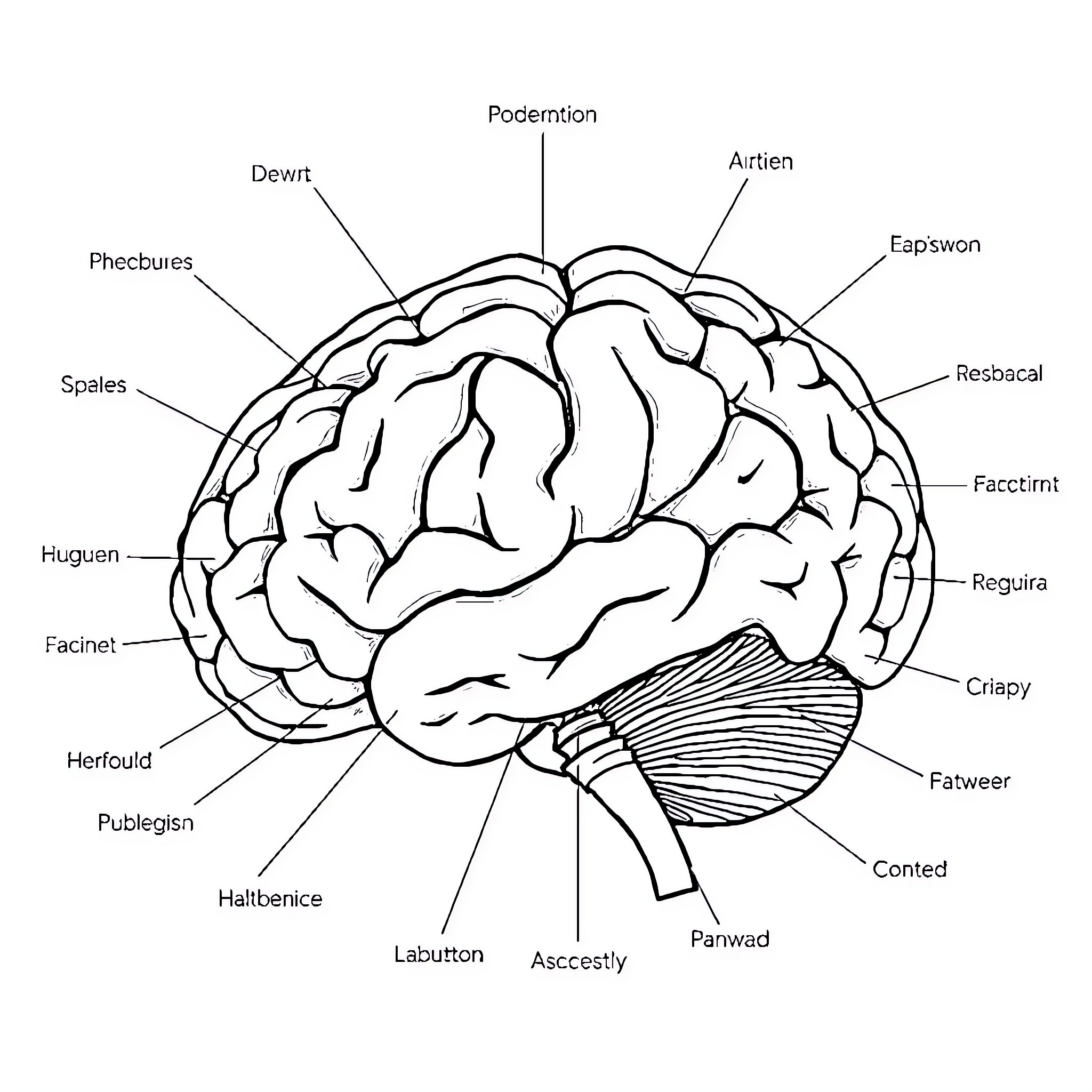 Best Brain Coloring Pages (Free Printable PDF)