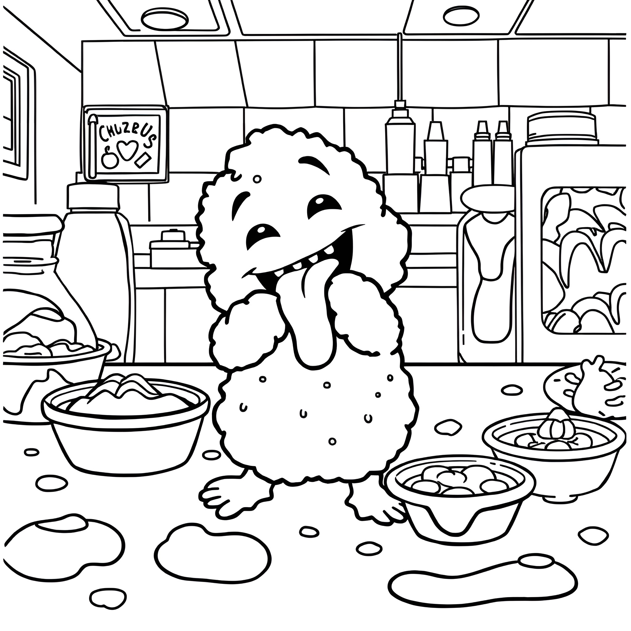 30 Best Chicken Nugget Coloring Pages (Free Printable PDFs)