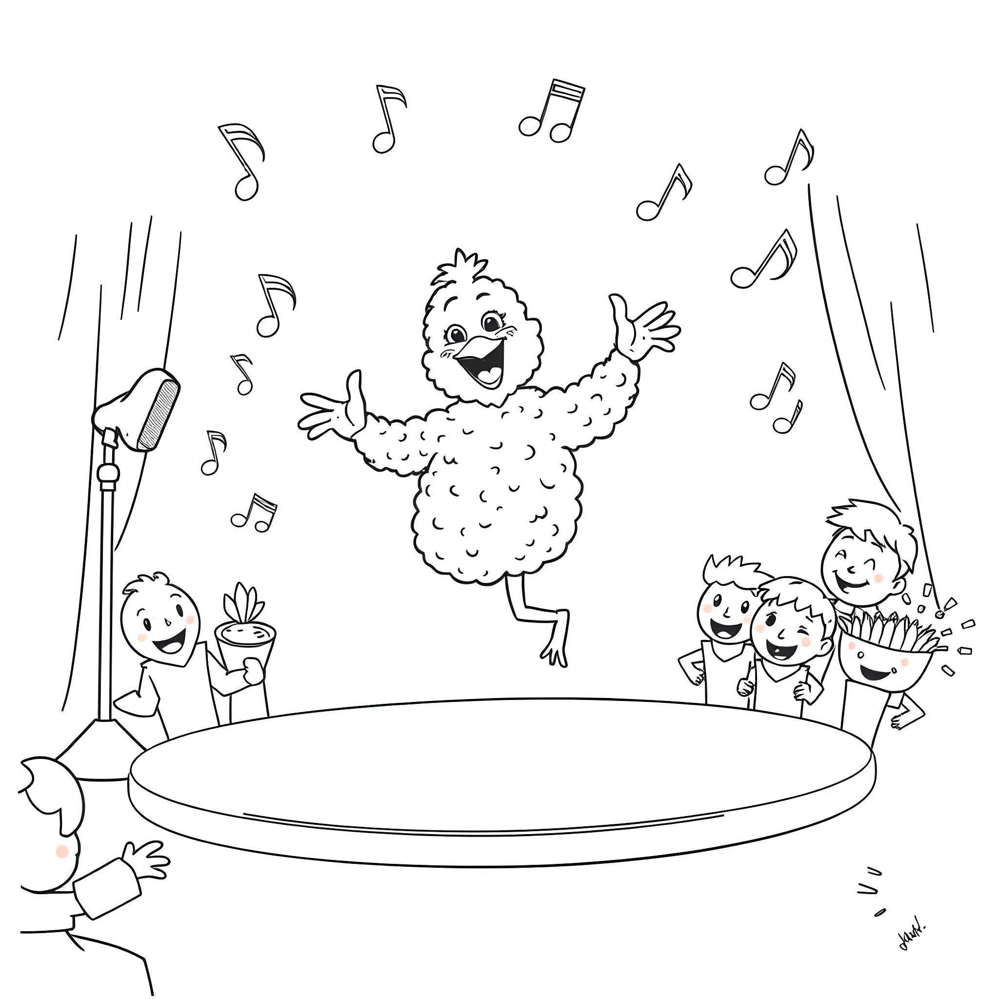 3 Best Chicken Nugget Coloring Pages (Free Printable PDFs)