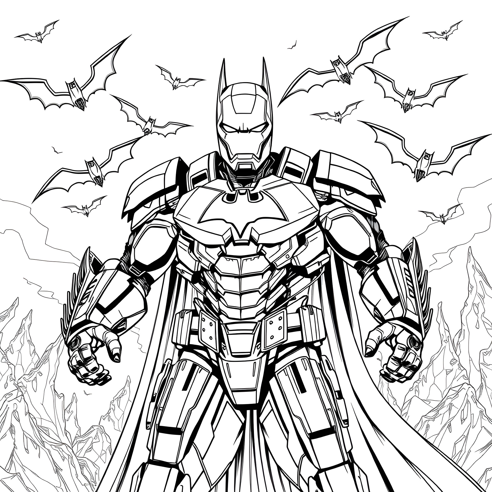 3 Best Batman Ironman Coloring Pages (Free Printable PDFs)