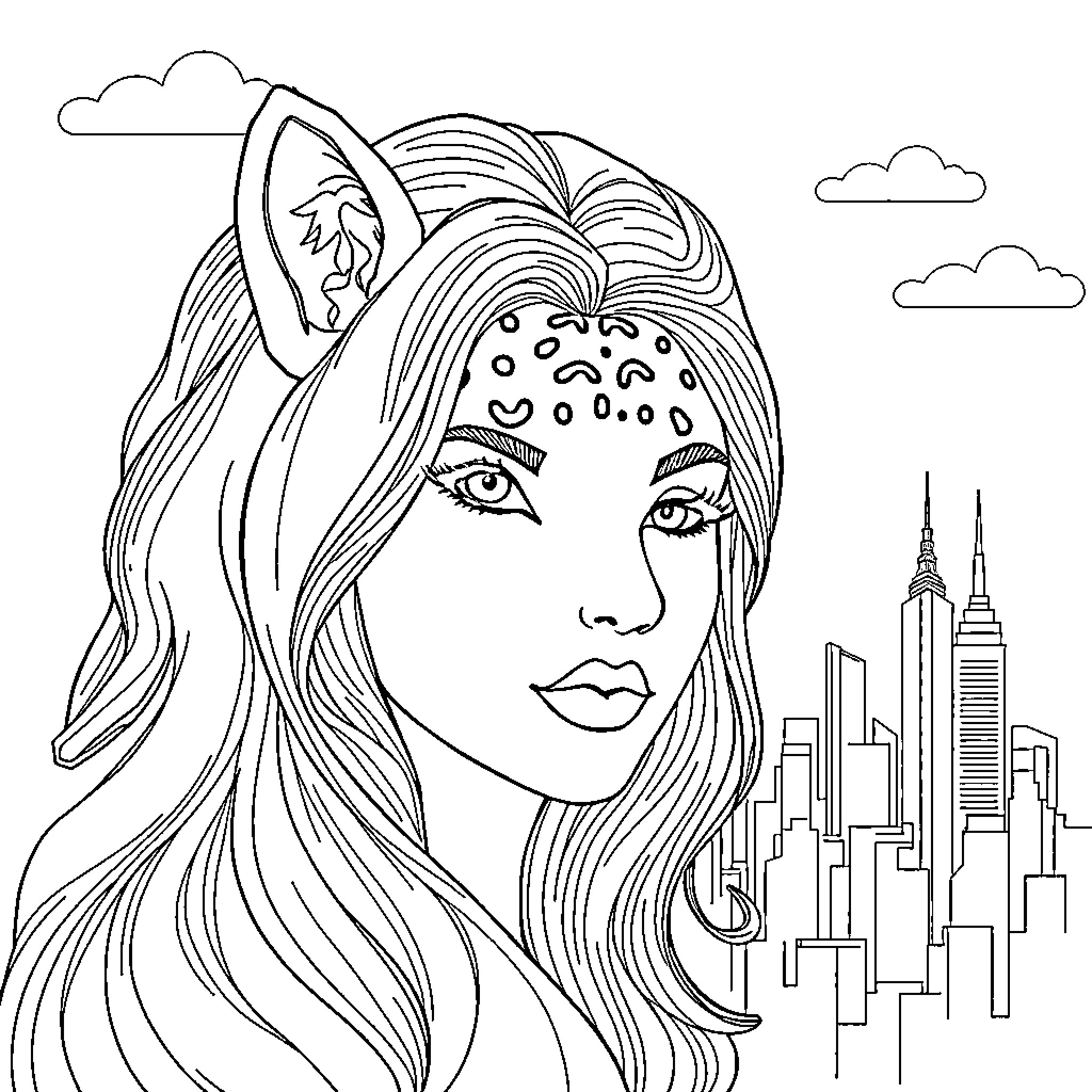 Best Line Art Coloring Pages (Free Printable PDF)