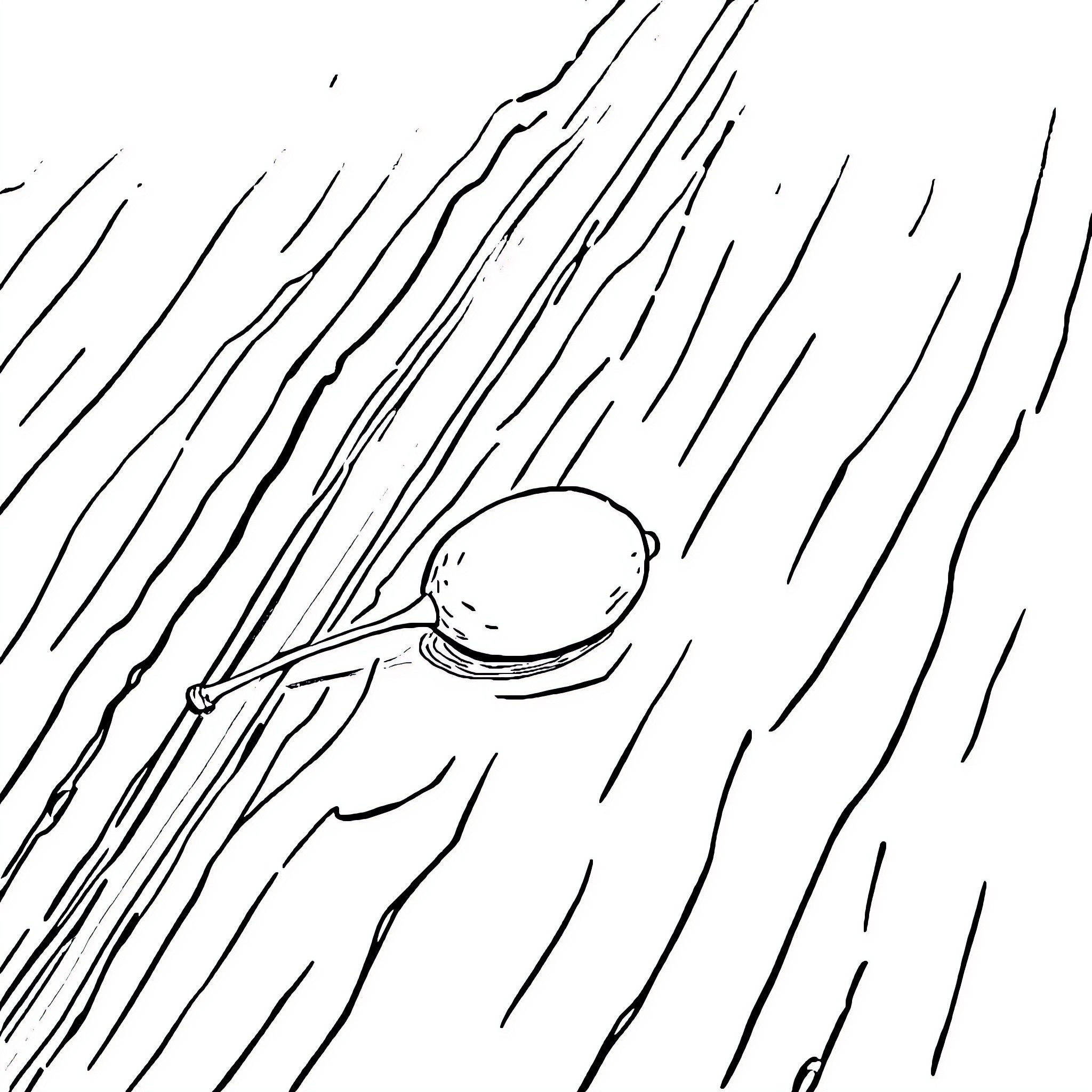 Mustard Seed Nestled in Textured Surroundings Coloring Page (free black-and-white line drawing printable PDF for all, from beginners to advanced learners, including children, teens, adults, and seniors)