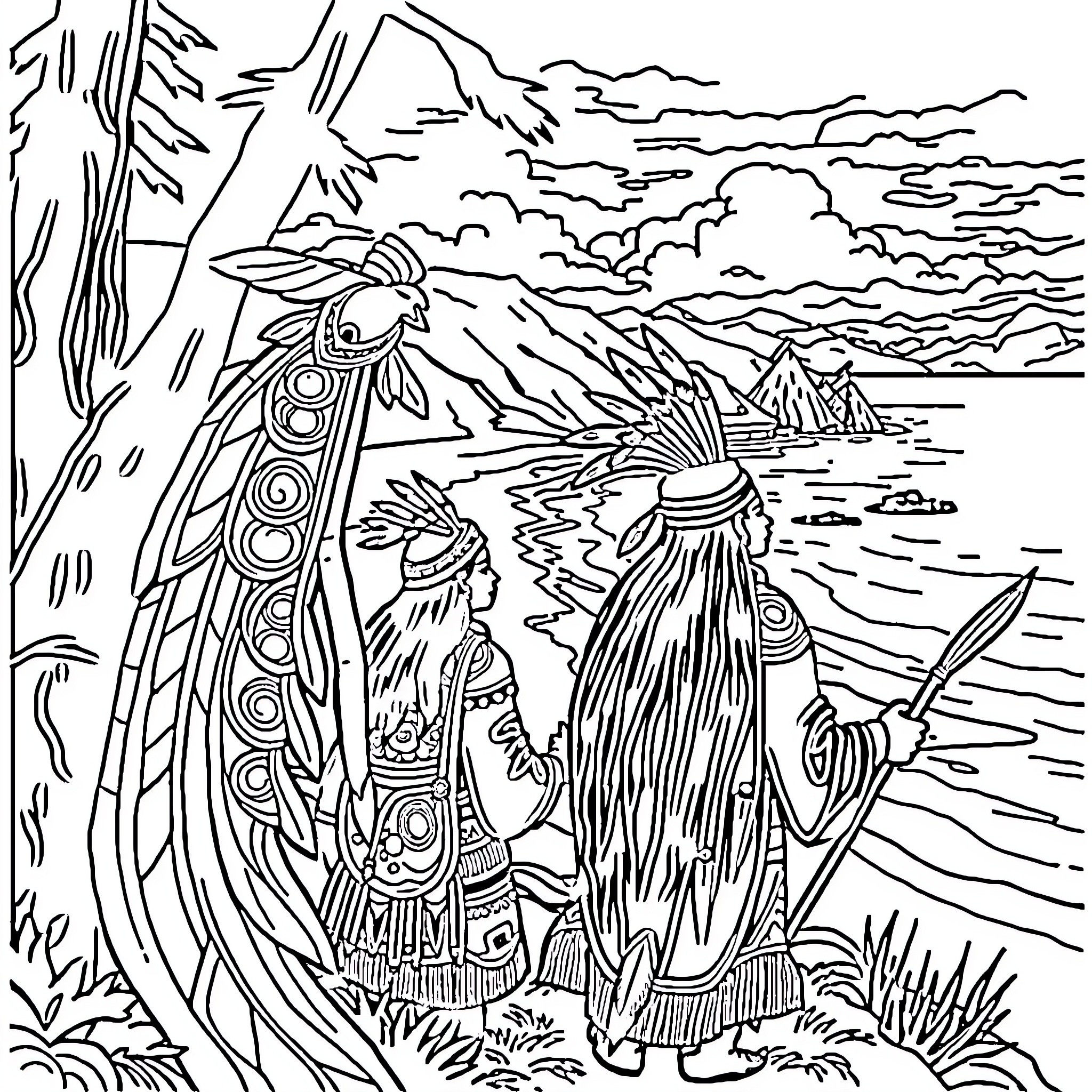 Best Coast Salish Coloring Pages (Free Printable PDF)