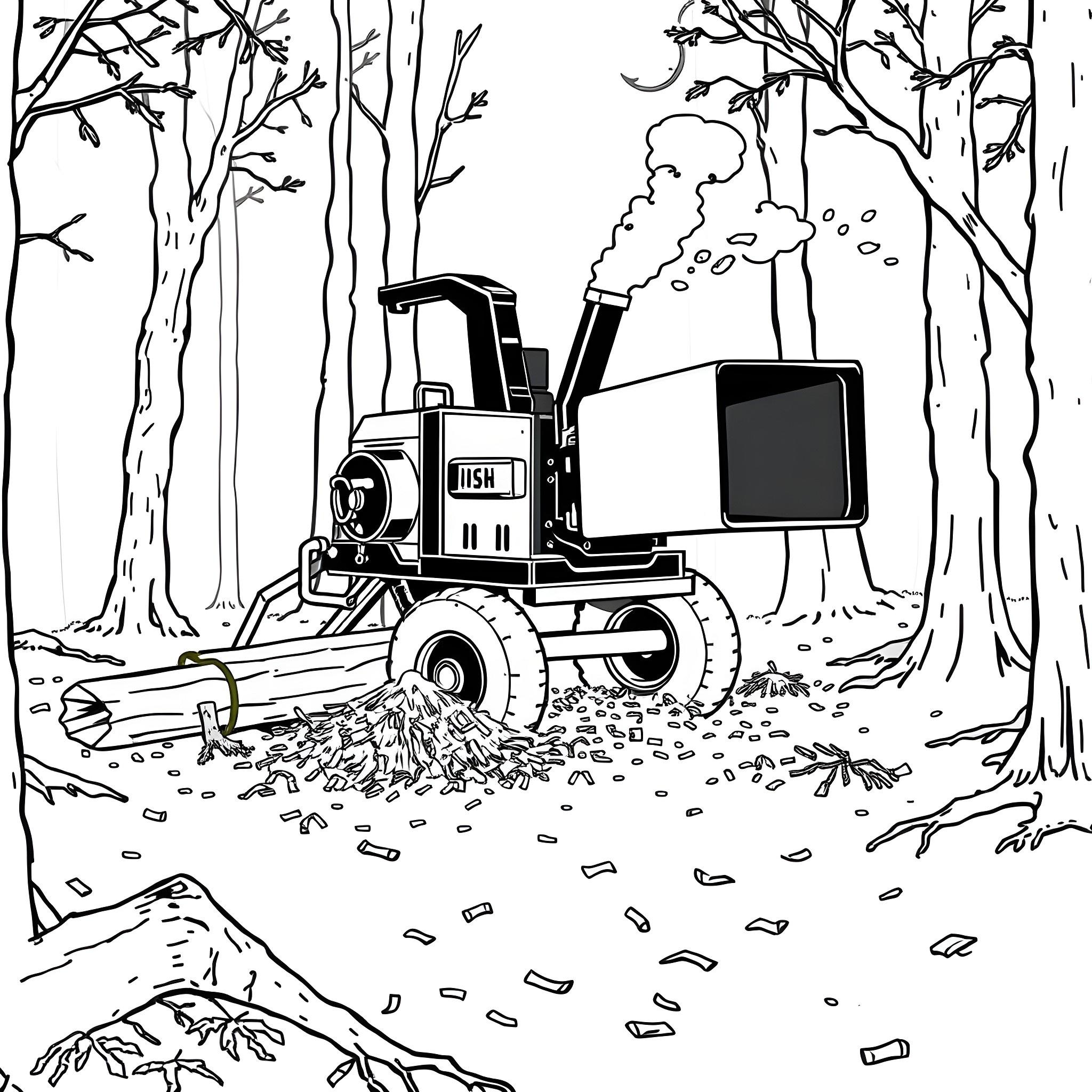 3 Best Wood Pickup Coloring Pages (Free Printable PDFs)