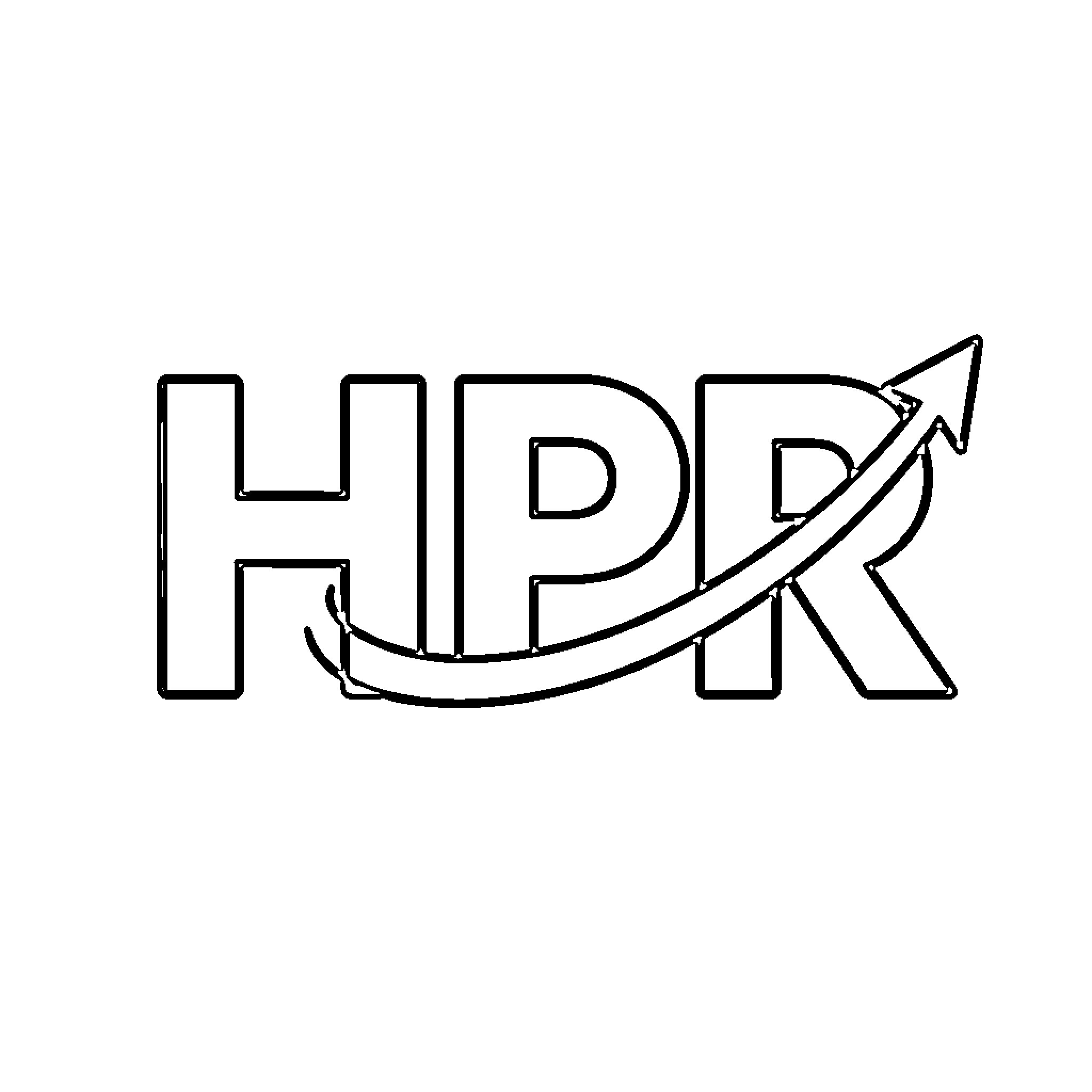 Logo with growth arrow Coloring Page (free black-and-white line drawing printable PDF for all, from beginners to advanced learners, including children, teens, adults, and seniors)