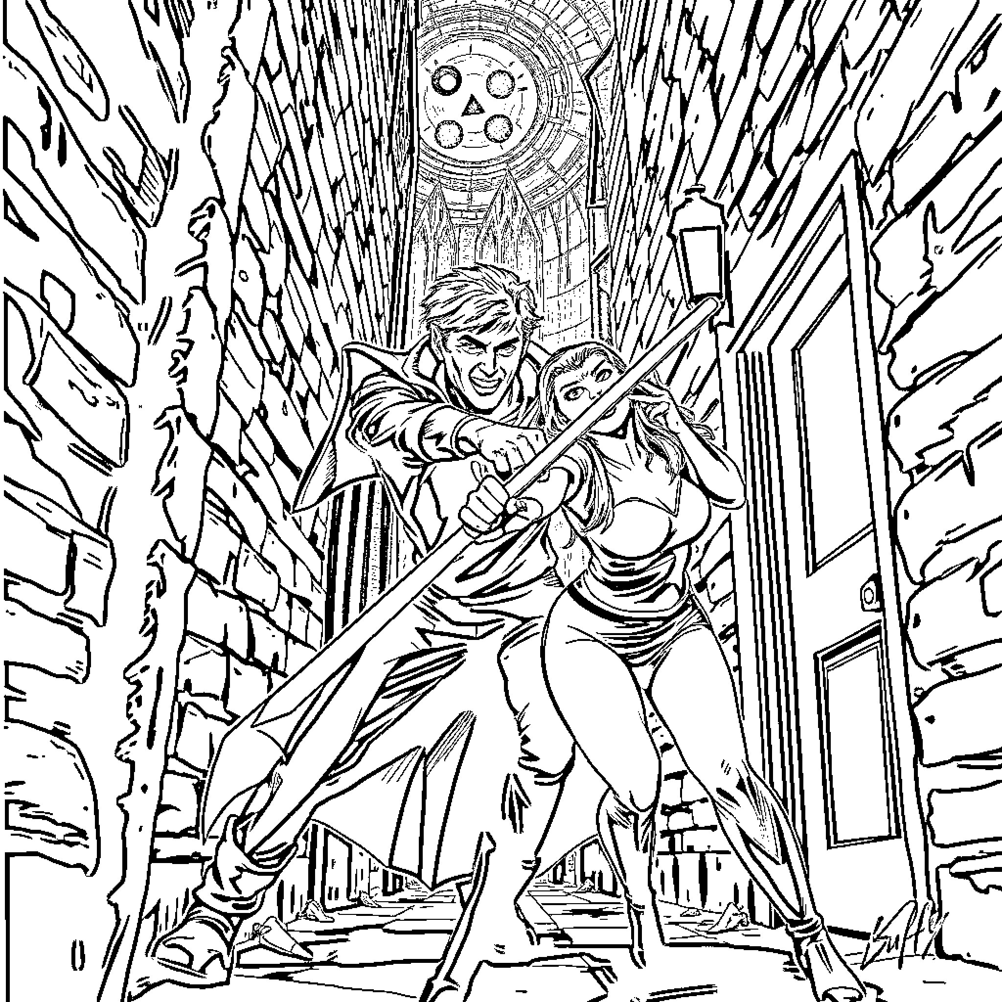 Best Buffy Coloring Pages (Free Printable PDF)