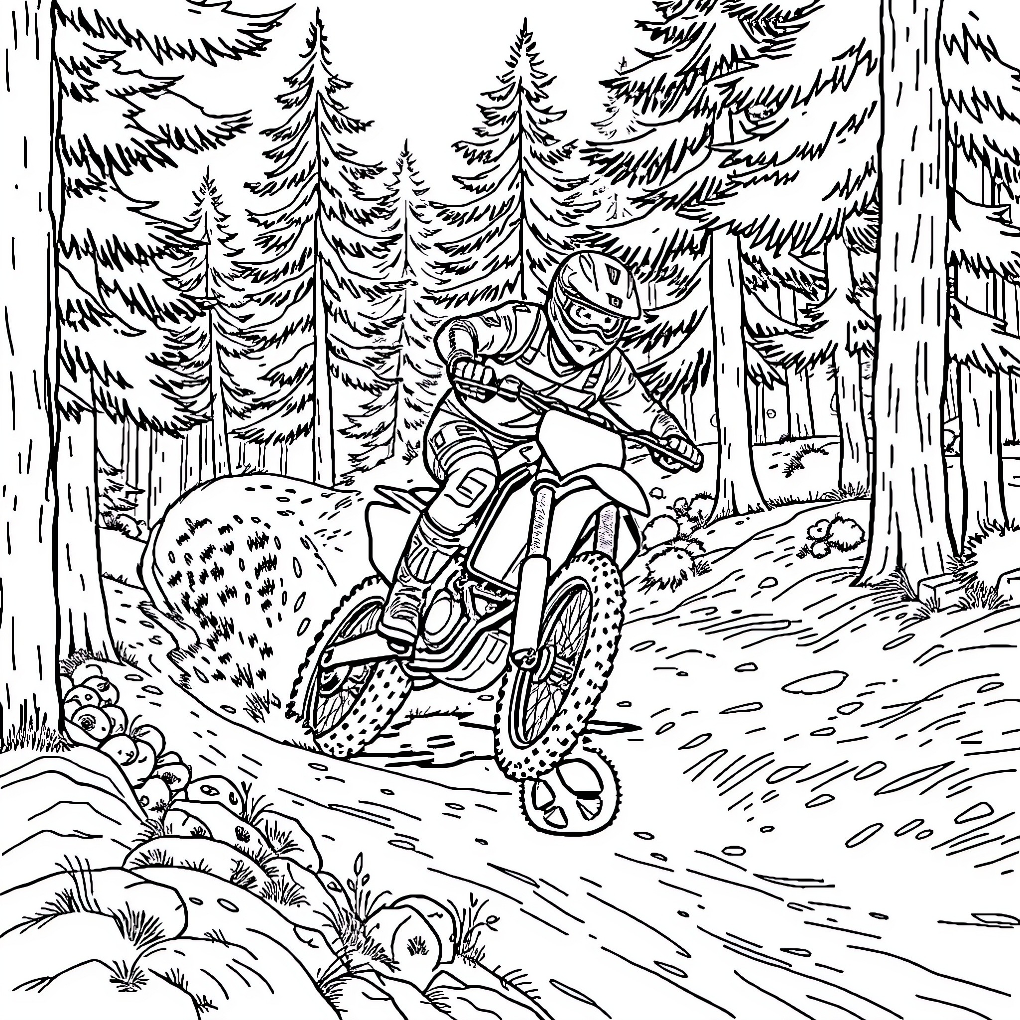 Best Dirt Bike Rider Coloring Pages (Free Printable PDF)