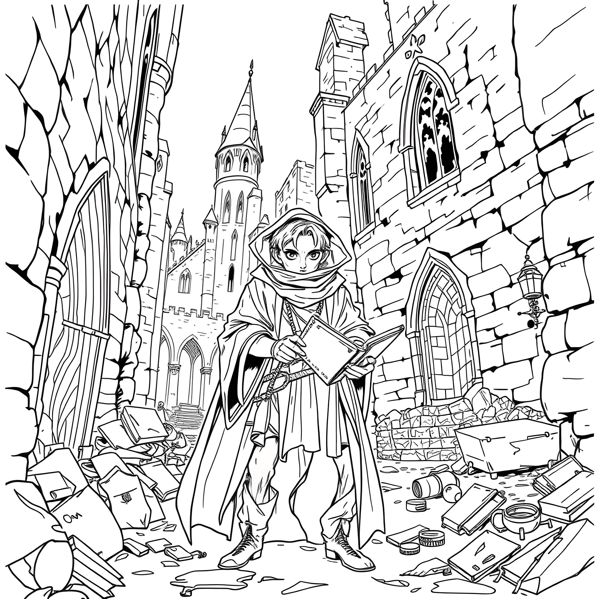 408 Best Harry Potter Coloring Pages (Free Printable PDFs)