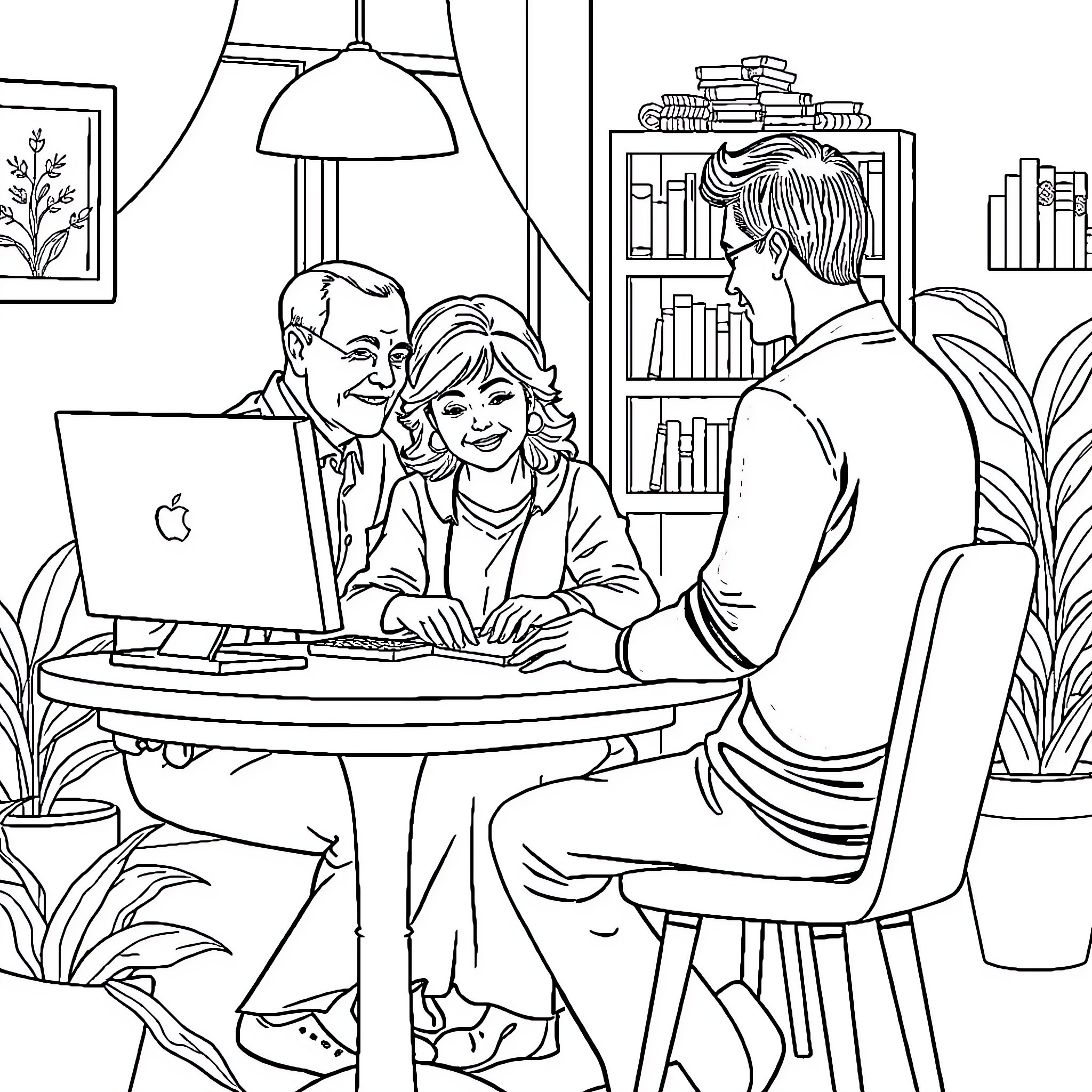Working At A Computer Coloring In Best Computer Coloring Pages (Free Printable PDF)