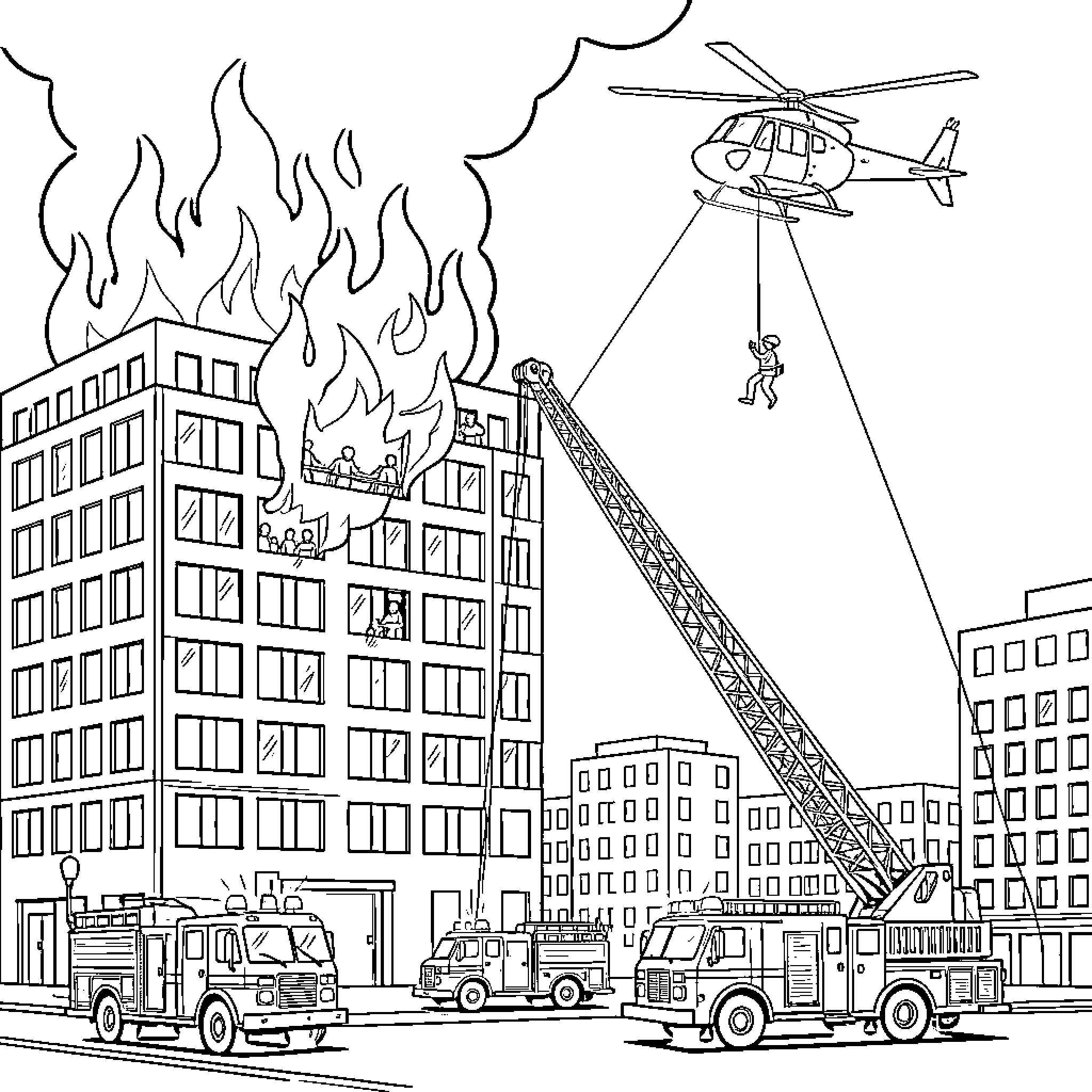 Best Fire Coloring Pages (Free Printable PDF)