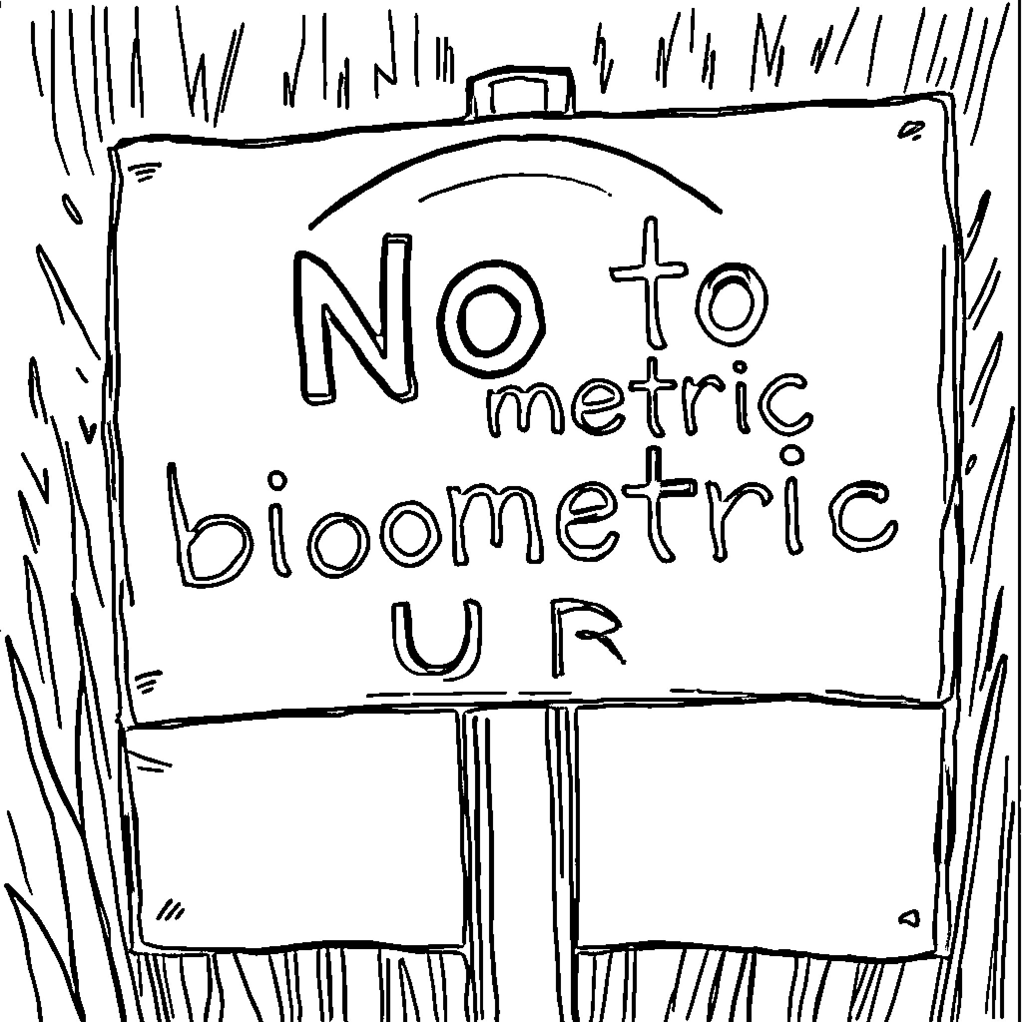 Curp No to metric biometric tour Coloring Page (free black-and-white line drawing printable PDF for all, from beginners to advanced learners, including children, teens, adults, and seniors)