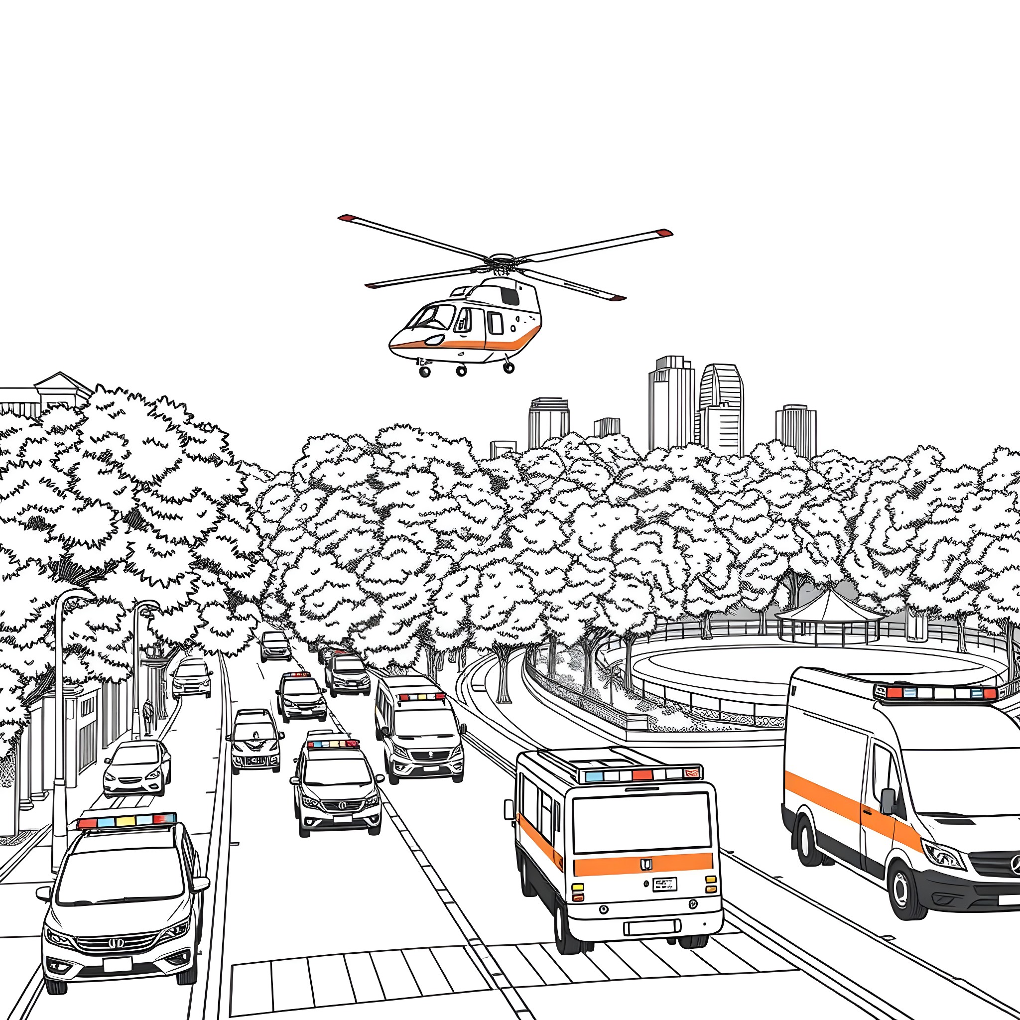 Best Air Ambulance Coloring Pages (Free Printable PDF)